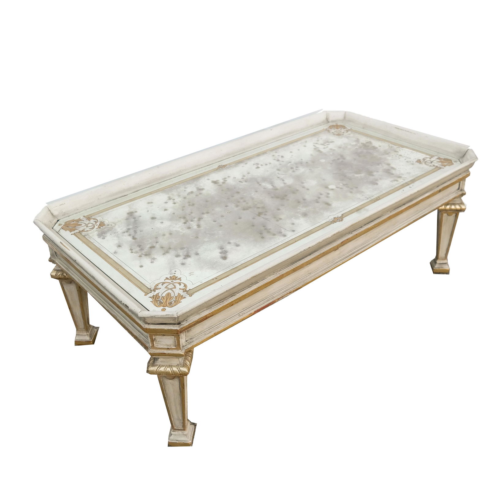 Jansen Louis XV-Style Verre Eglomise Coffee Table (1 of 4)