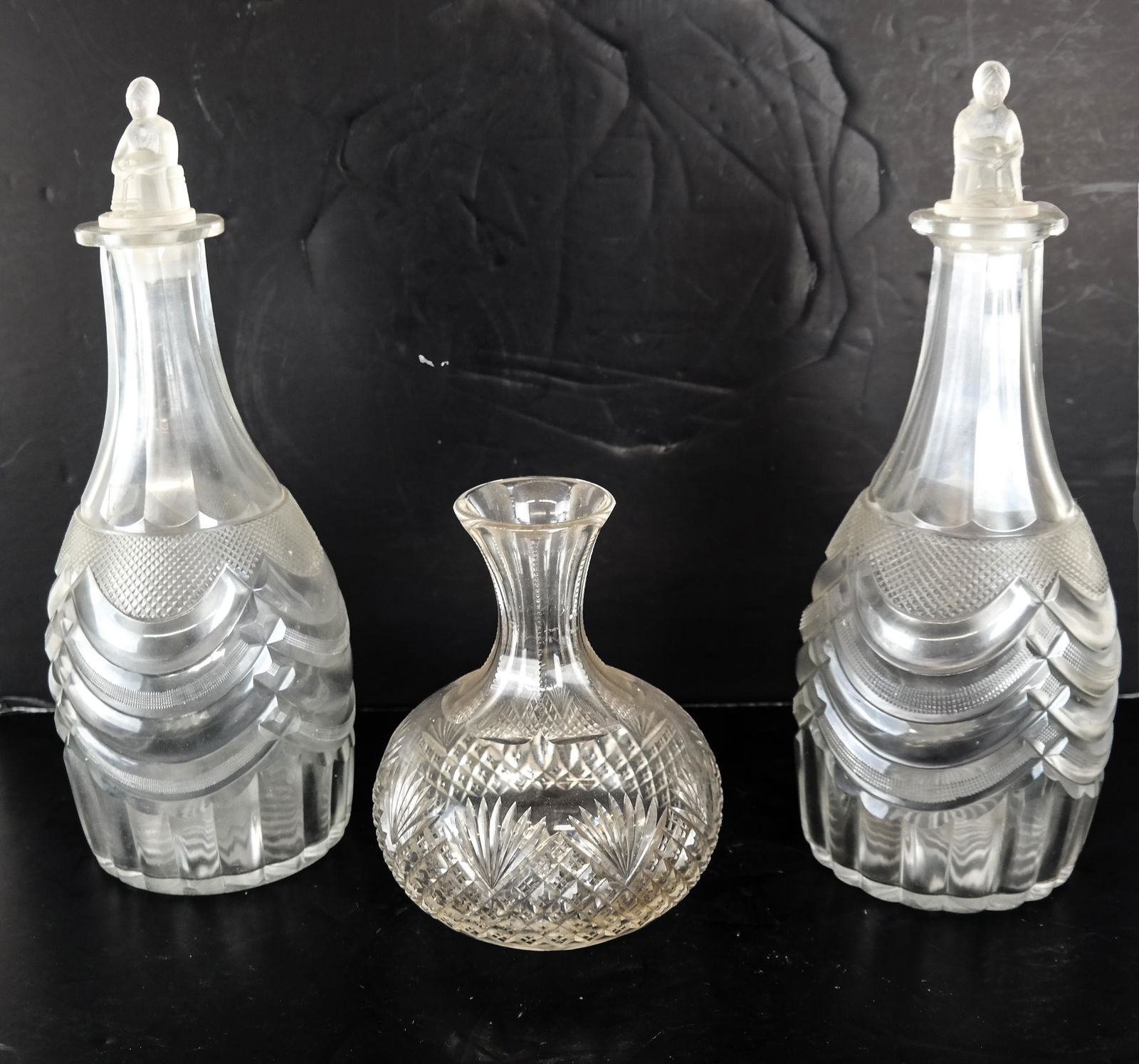 Three Crystal Decanters (1 of 5)