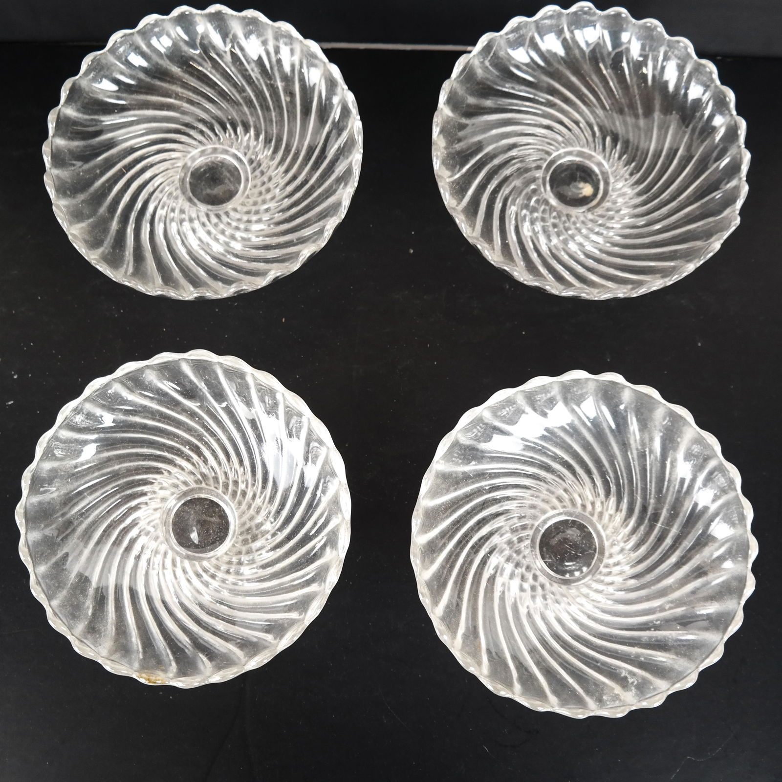 Two Pairs Crystal Compotes (1 of 3)