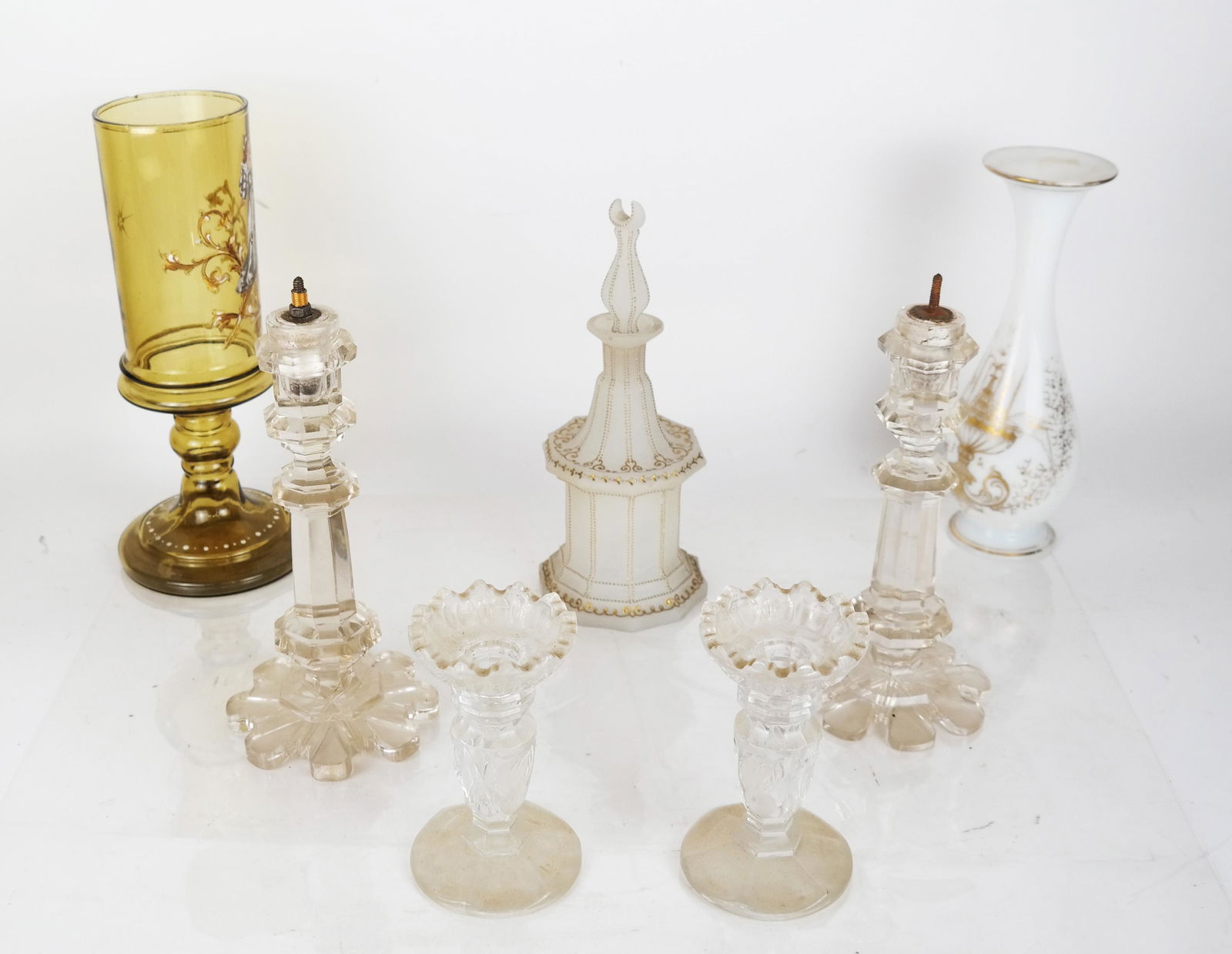 Group of Seven Glass Items (1 of 10)