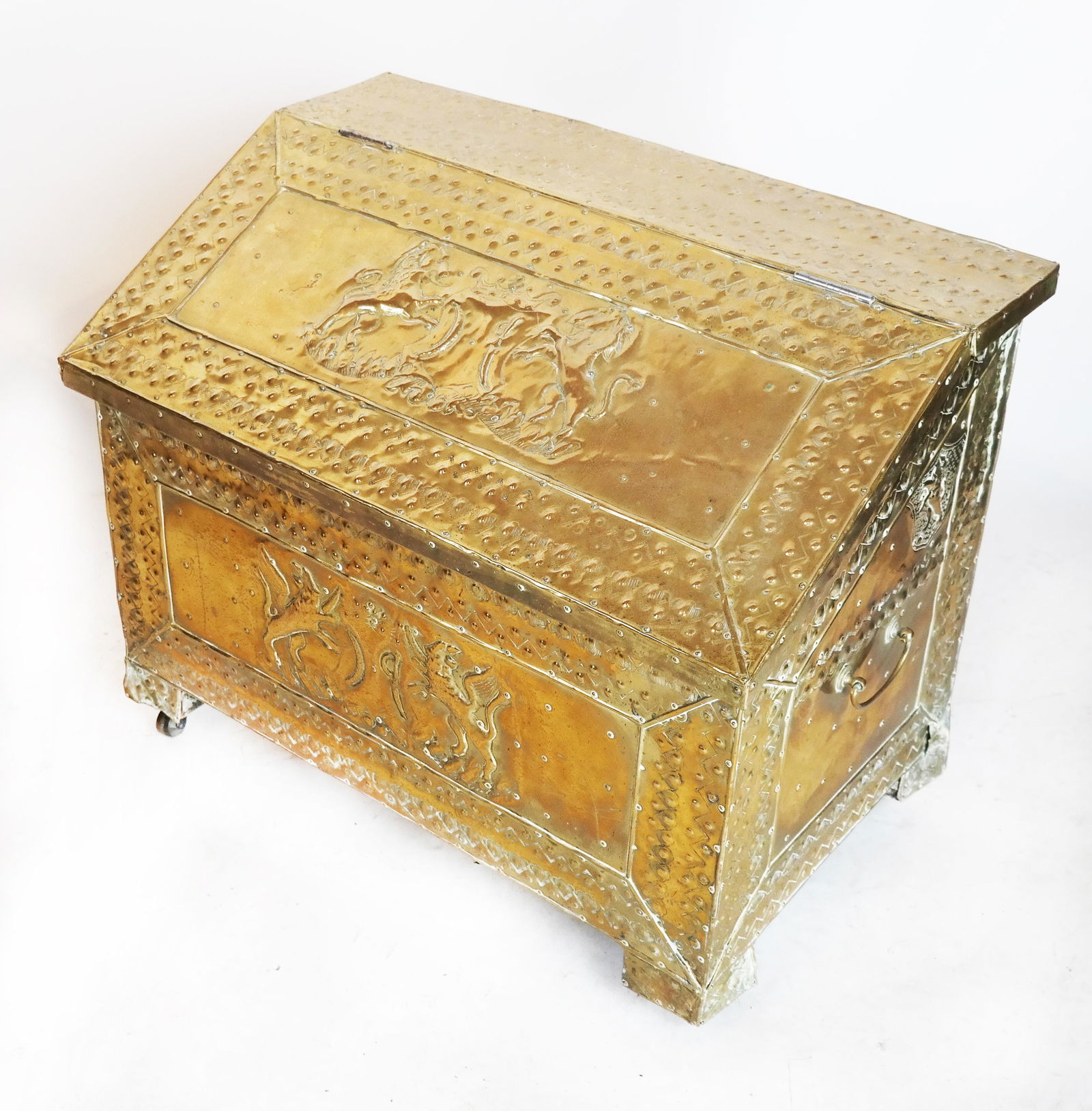 Gilt Copper Clad Coal Bin (1 of 8)