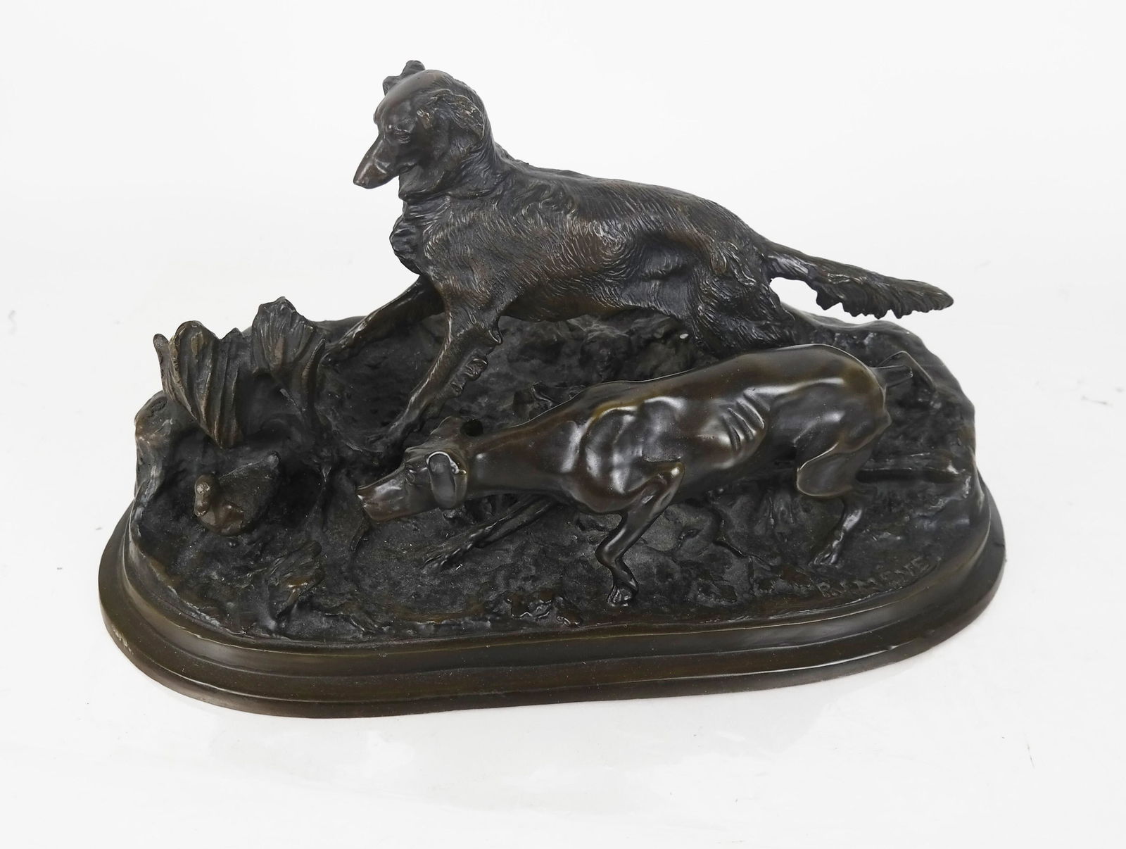 Pierre Jules MENE: Two Dogs - Bronze Group (1 of 6)