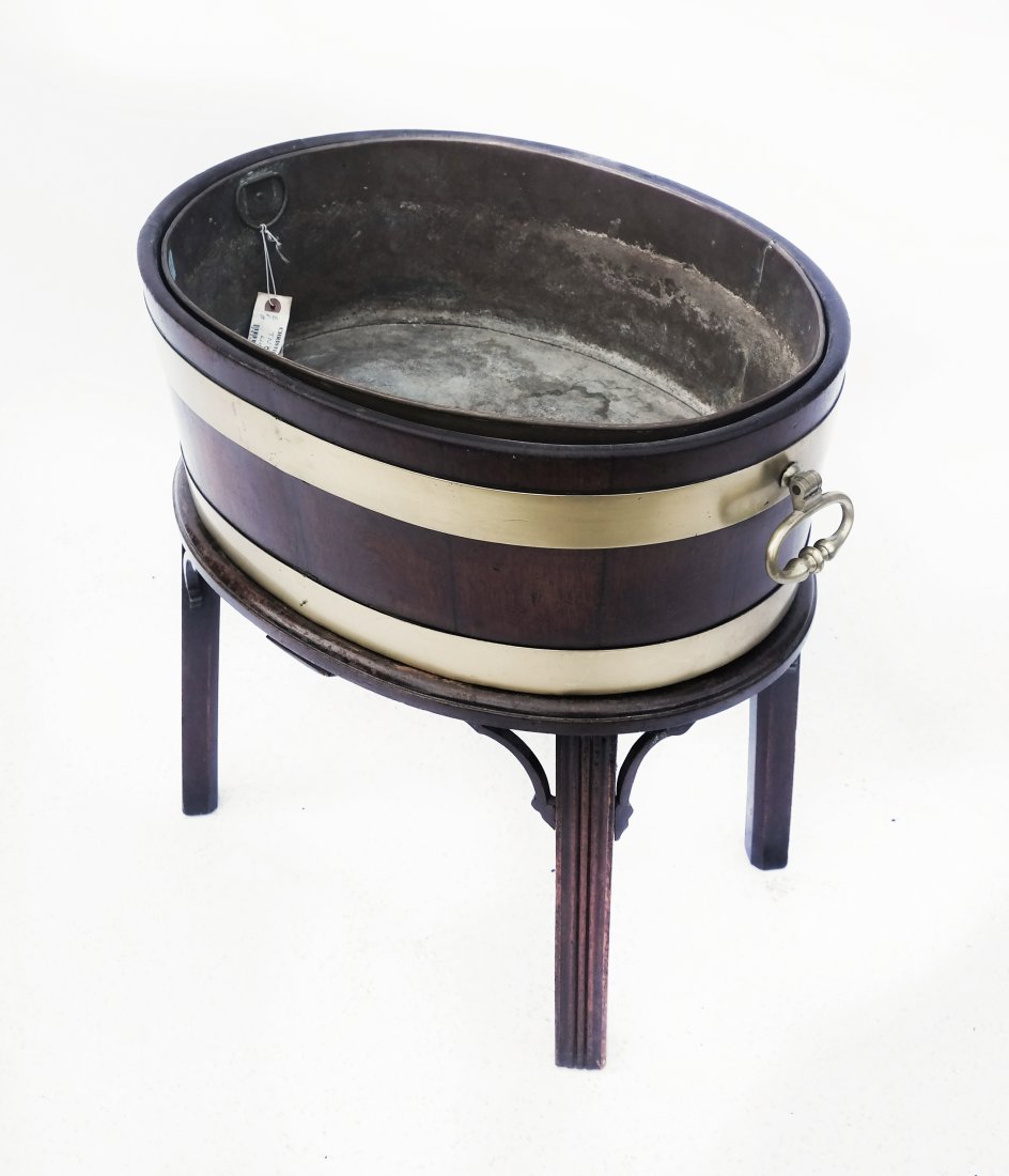 George III Brass-Bound Cellarette (1 of 7)