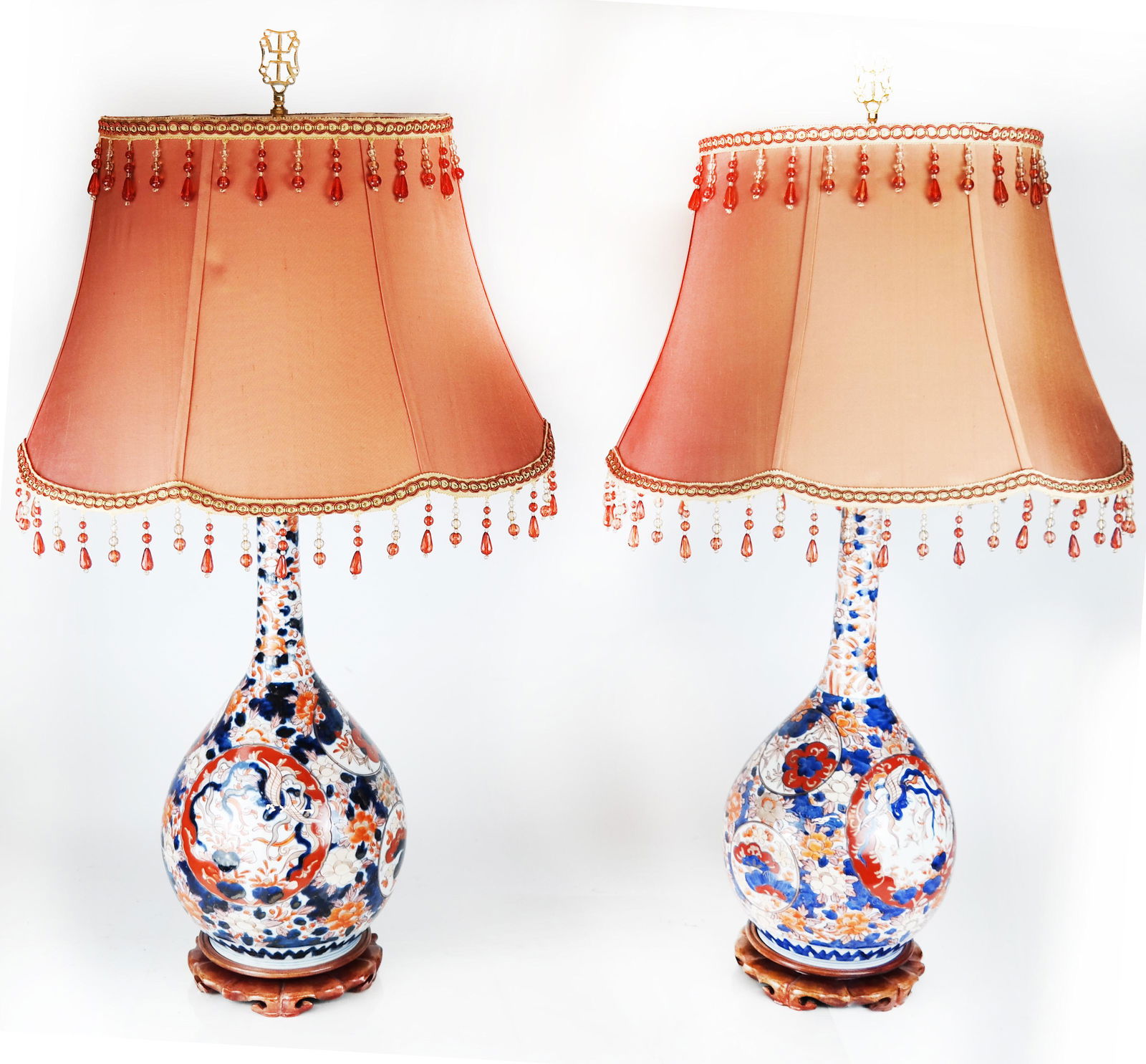 Pair of Chinese Vases as Lamps (1 of 7)