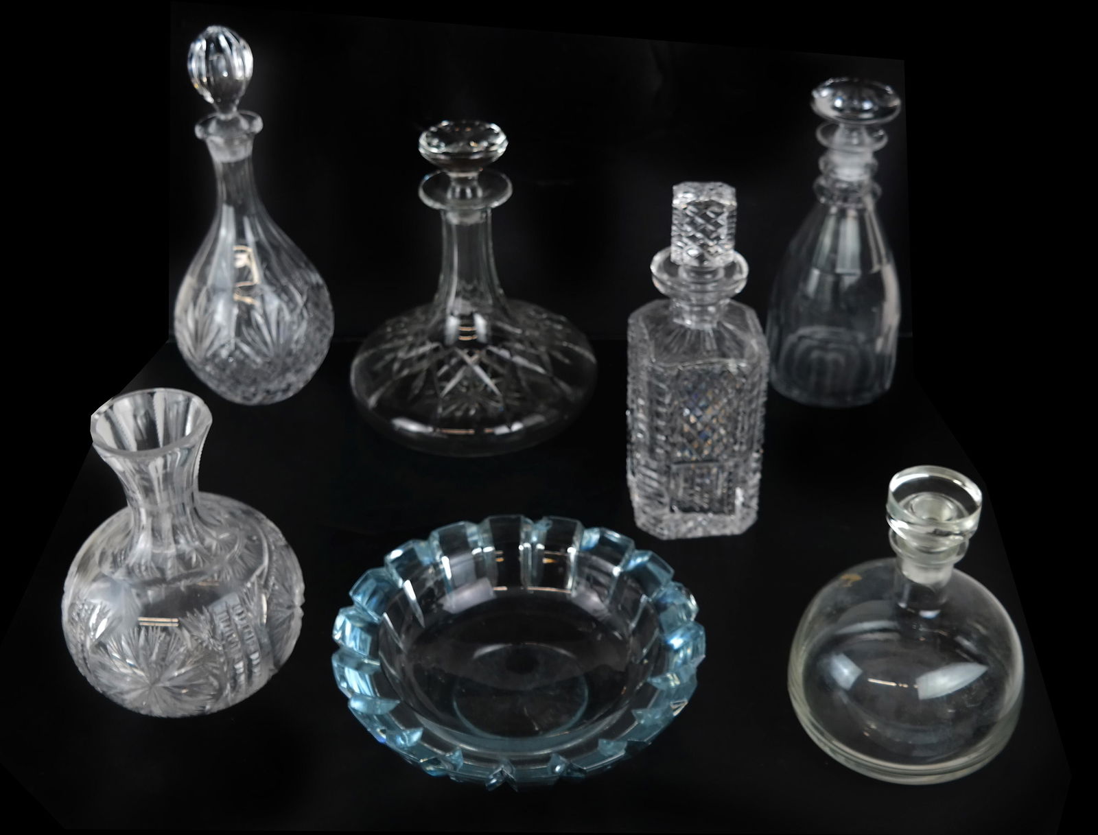 Assorted Cut Crystal Decanters and Others (1 of 12)