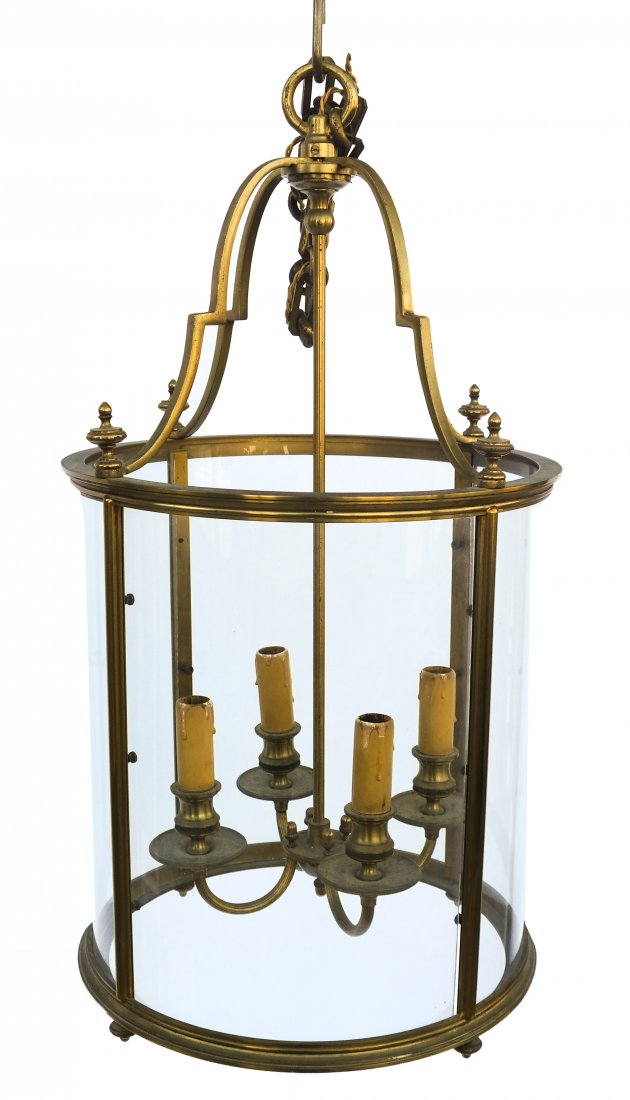 French Bronze Four-Light Lantern (1 of 7)