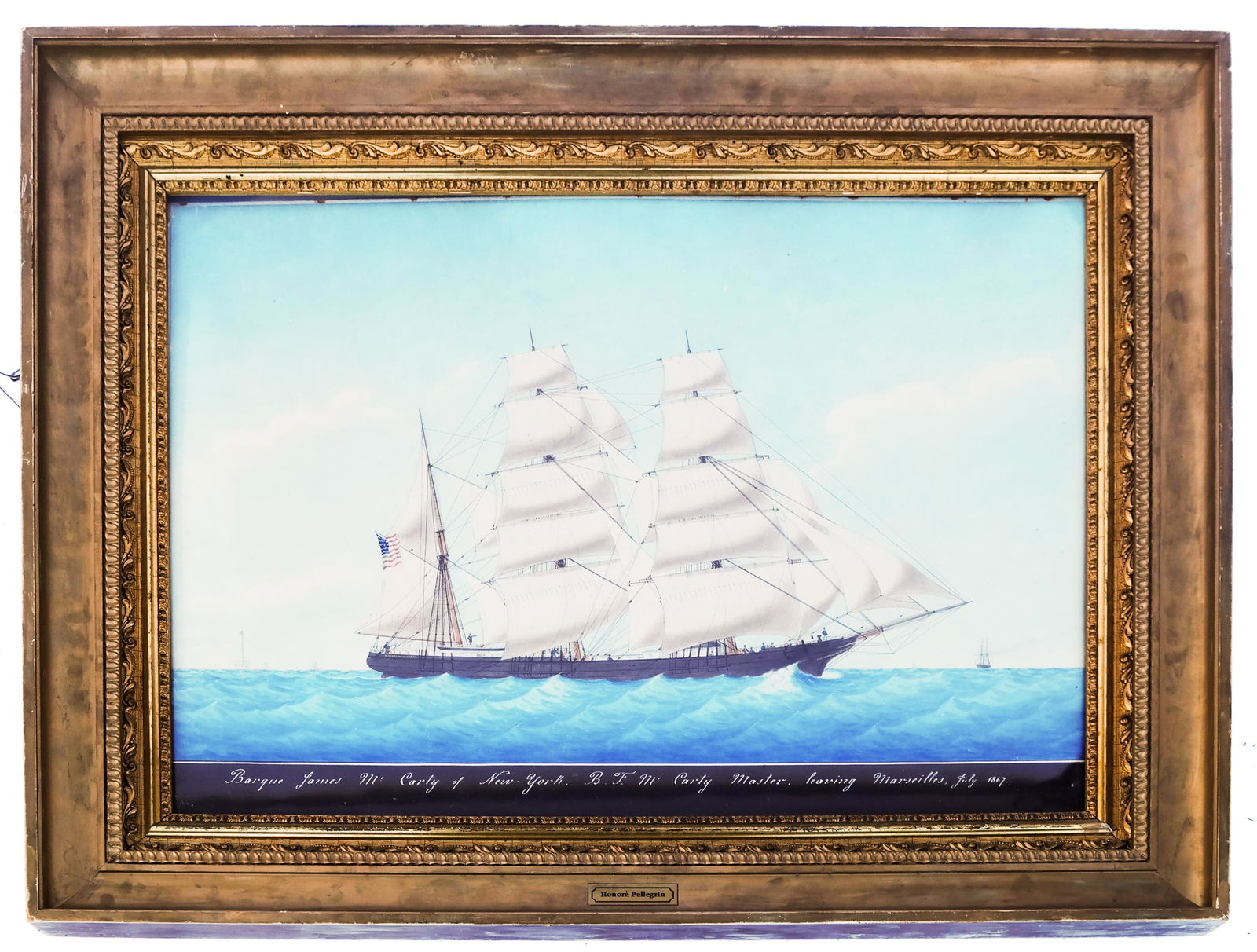 Honore PELLEGRIN: Maritime - Painting (1 of 4)