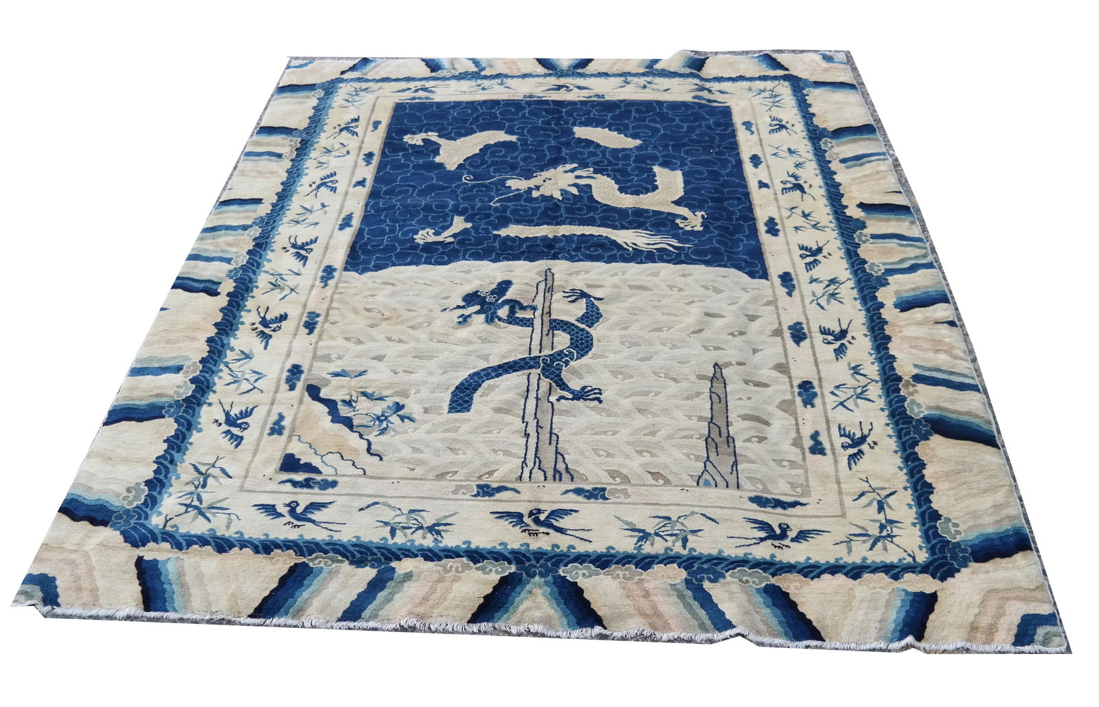 Hand-Knotted Peking Rug, China (1 of 9)