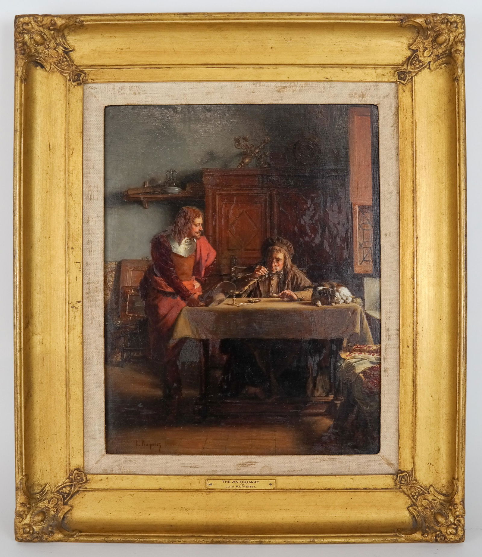Louis RUIPEREZ: "The Antiquary" - Painting (1 of 5)