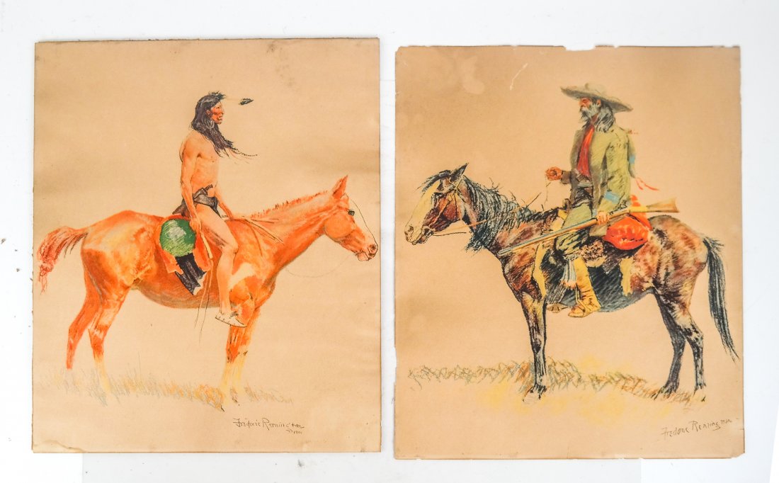 Frederic Remington: Pair of Lithographs (1 of 11)