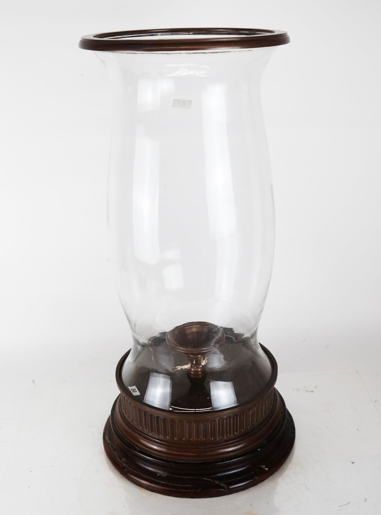 Candle Holder W/ Hurricane Shade (1 of 4)