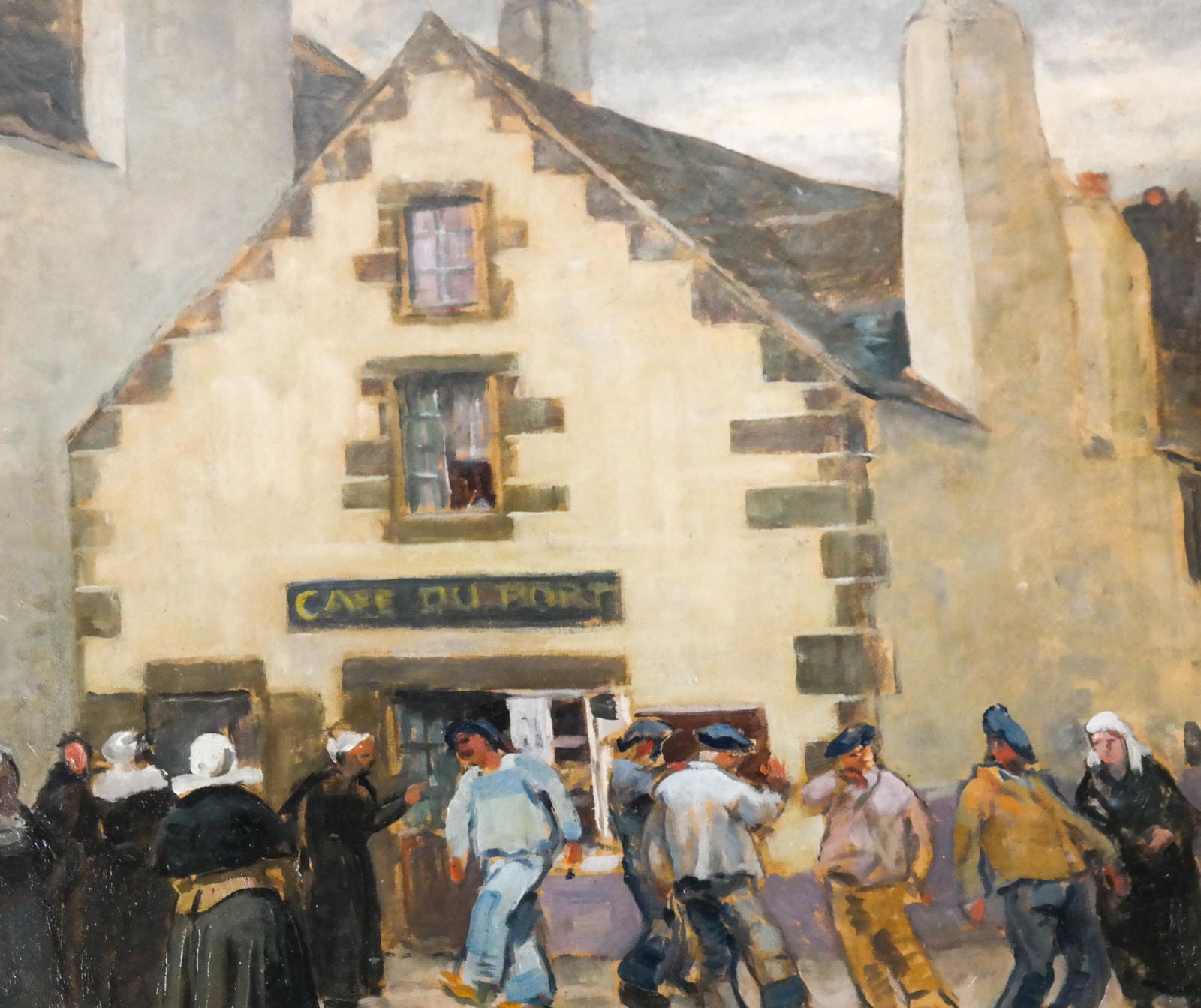 Cameron BURNSIDE: Figures - Oil on Board (1 of 4)