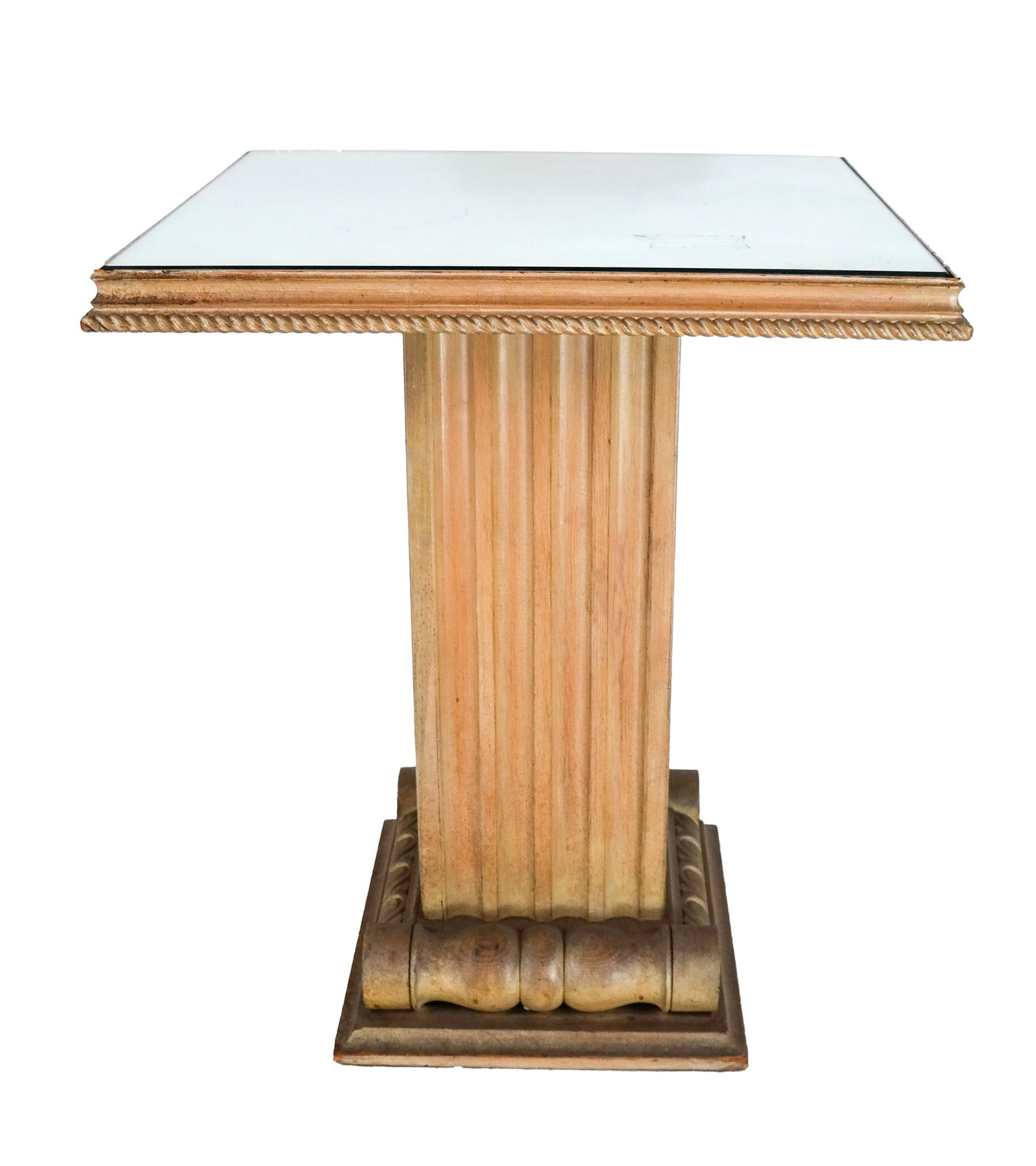 20th C. Mirror-Top Pedestal Table (1 of 4)