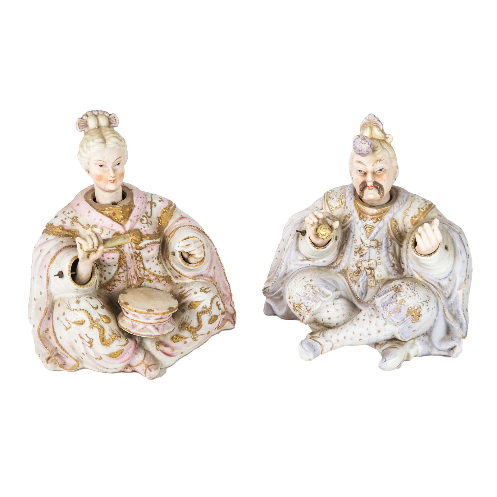 Pair Large German Nodder Figurines (1 of 5)