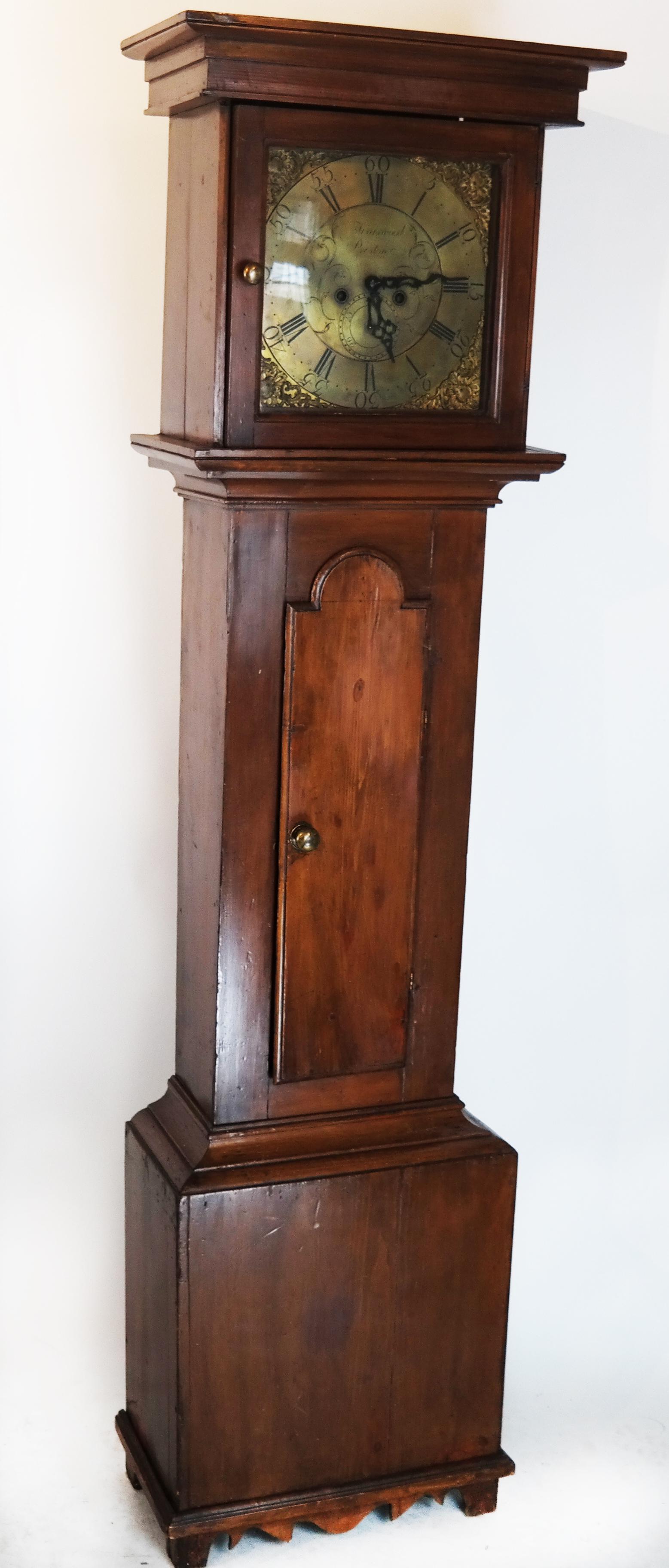 19th C. American Tall Case Clock (1 of 11)