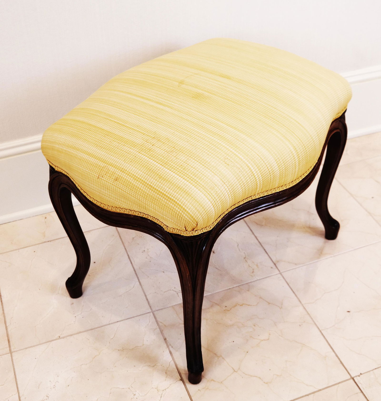 George III Mahogany Bench / Stool (1 of 5)