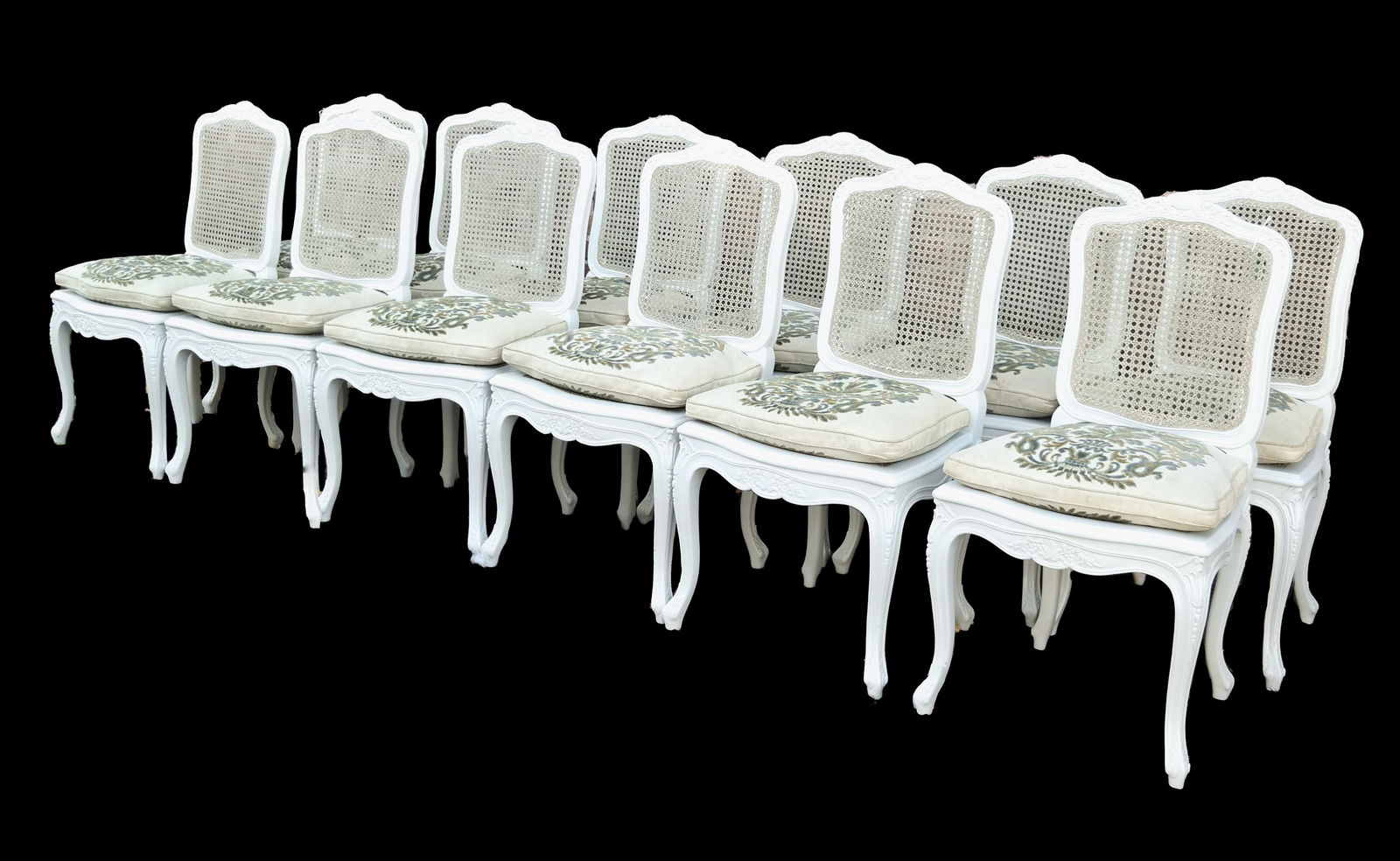 Set of 12 Louis XV Dining Chairs (1 of 7)