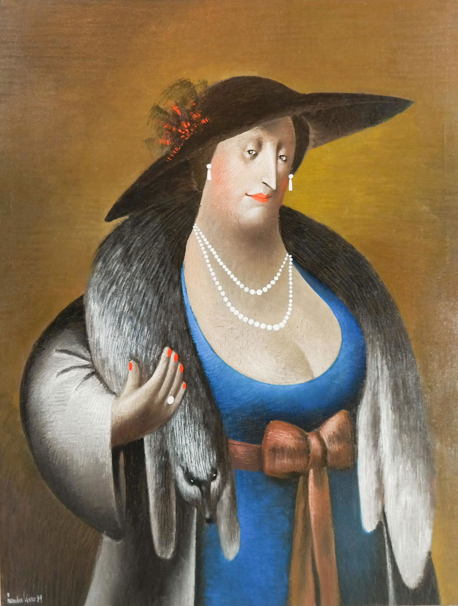 Leandro VELASCO: Elegant Lady - Painting (1 of 7)