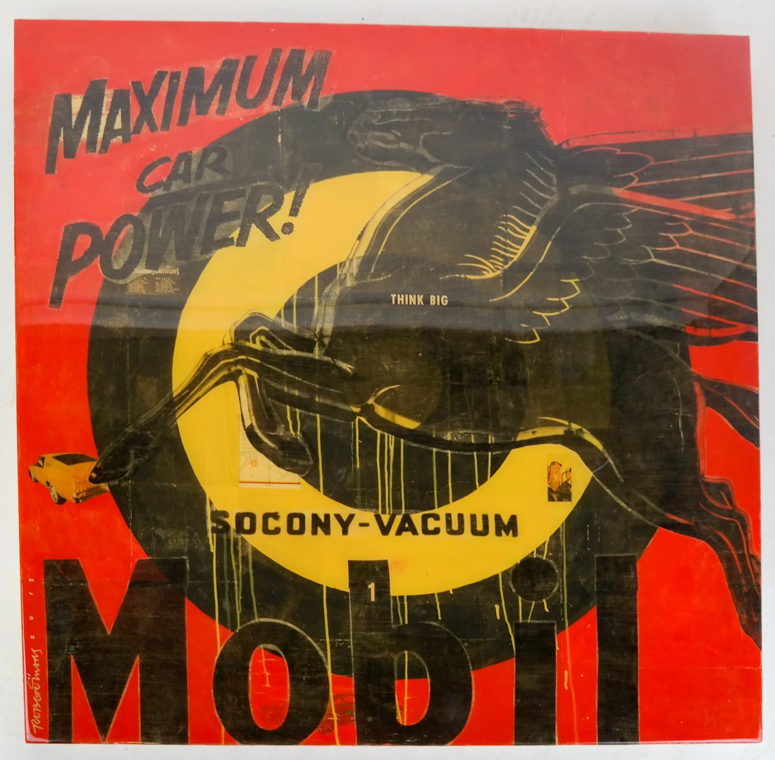 Robert MARS: "Think Big" - Mixed Media on Panel (1 of 9)