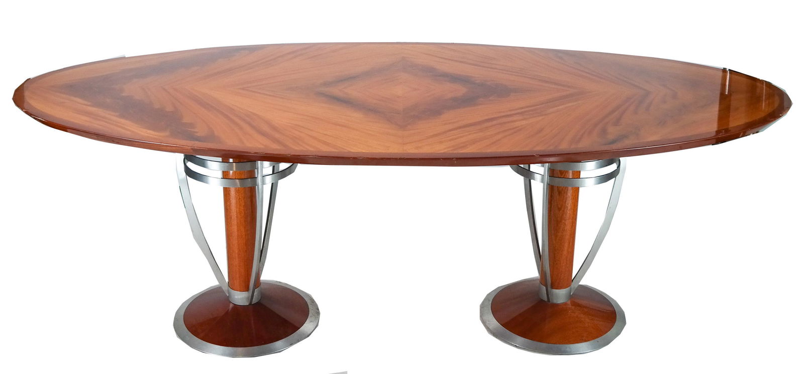 Art Deco-Style Oval Dining Table (1 of 1)