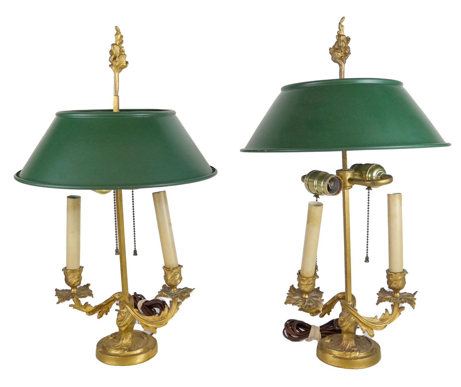 Pair French Bouilotte Lamps (1 of 1)
