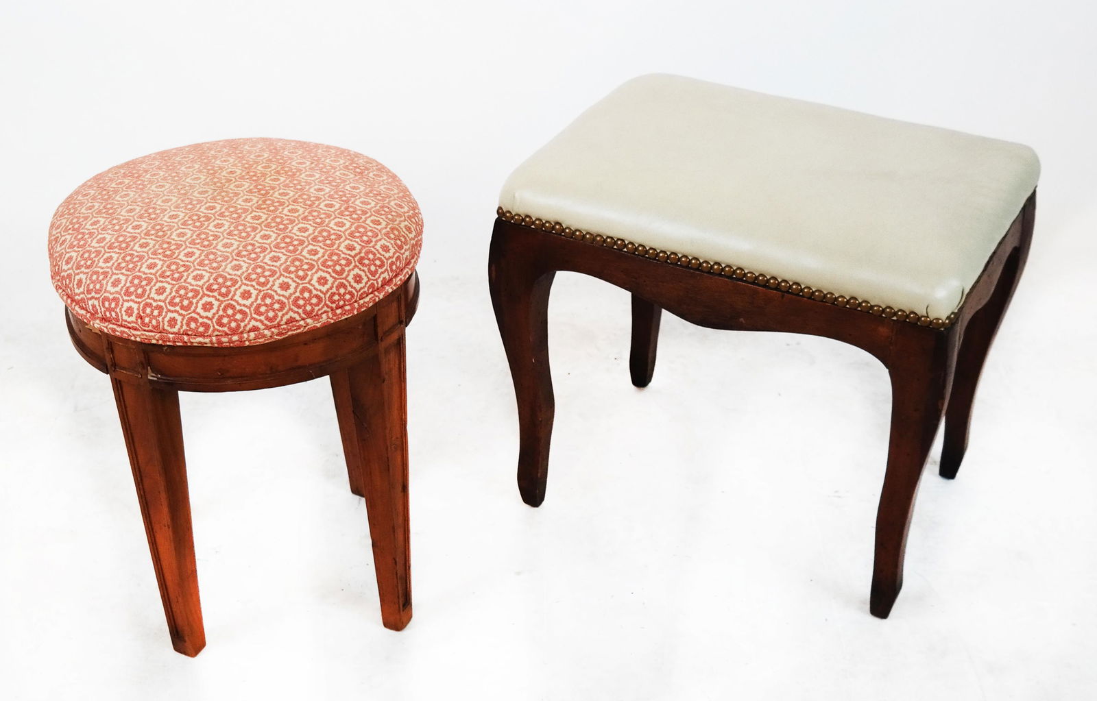 Two Antique Benches / Footstools (1 of 7)