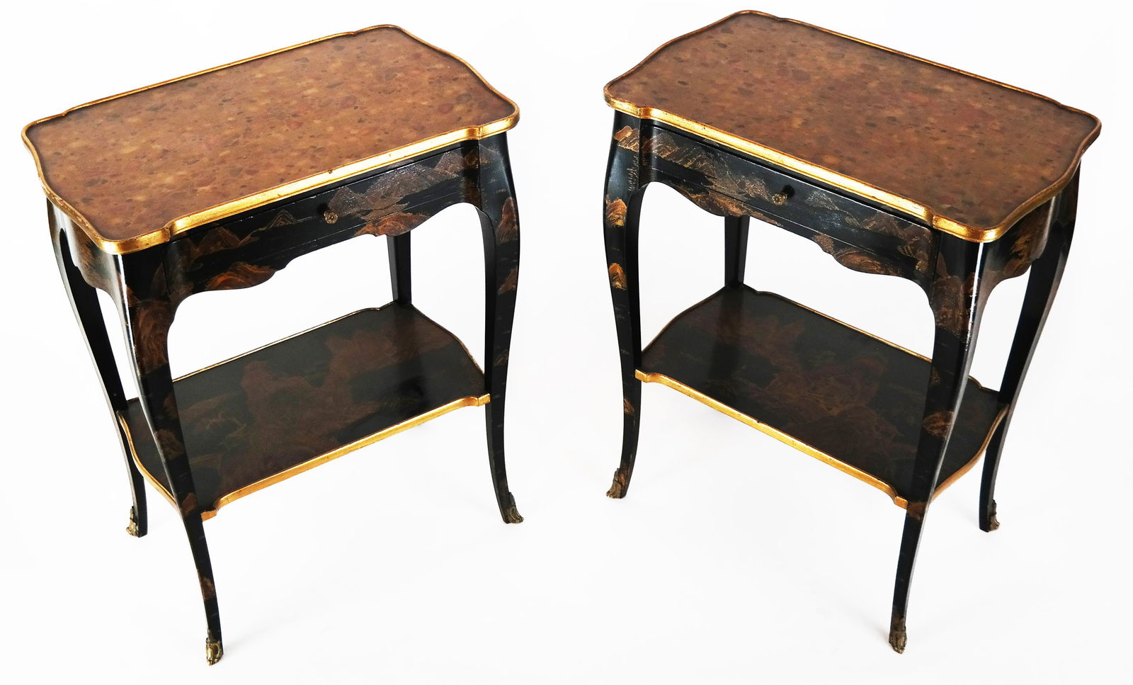 Pair of Louis XV-XVI Transitional Tables (1 of 10)