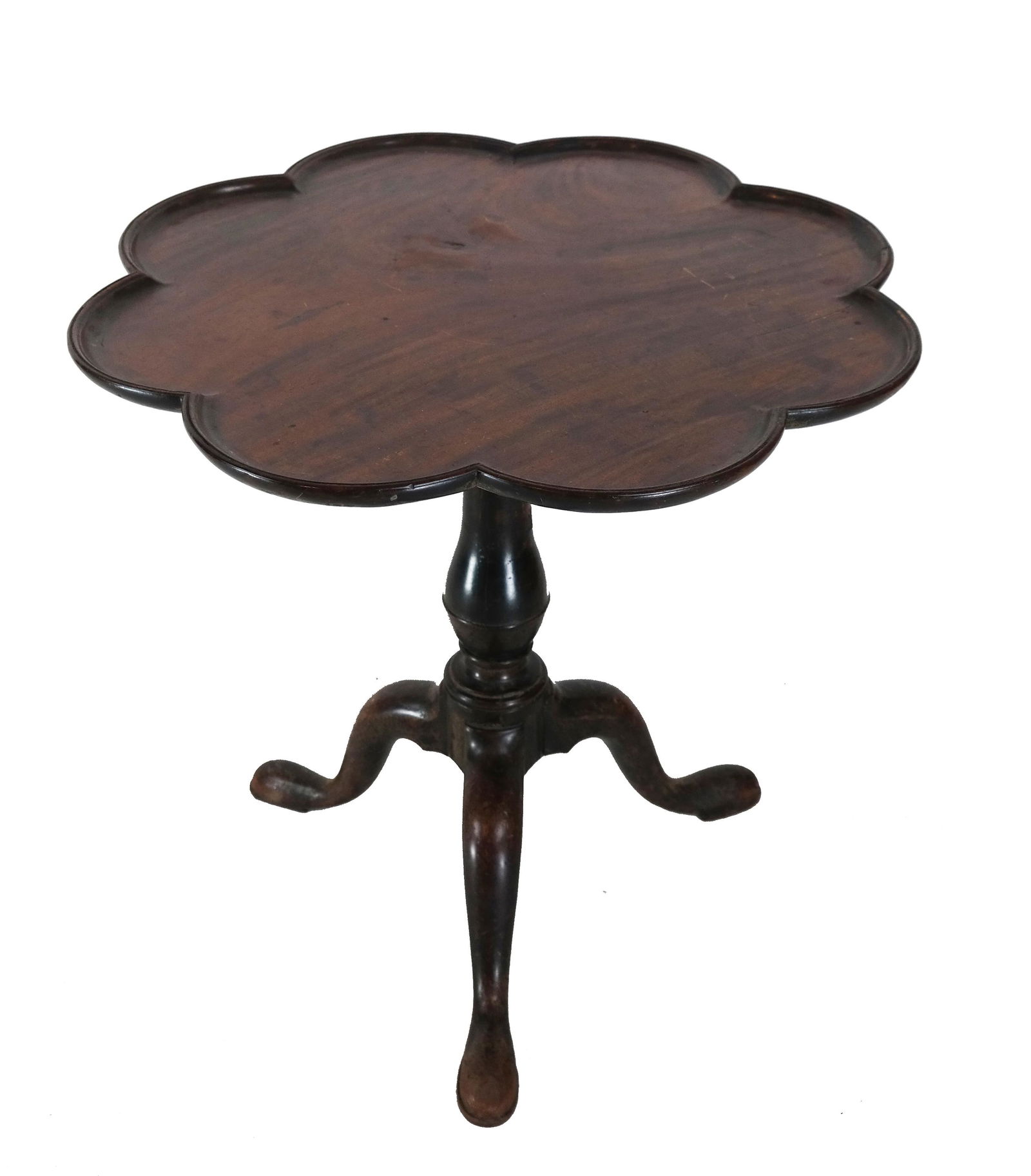 Antique Queen Anne-Style Pie Crust Table (1 of 6)