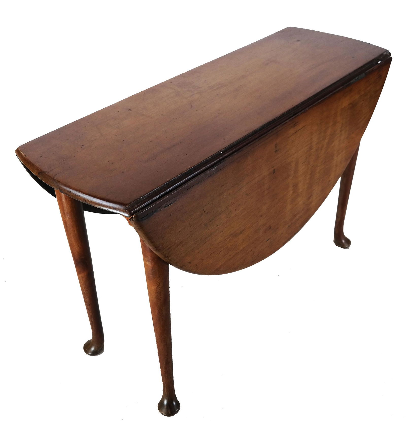 Antique Queen Anne-Style Drop Leaf Table (1 of 6)