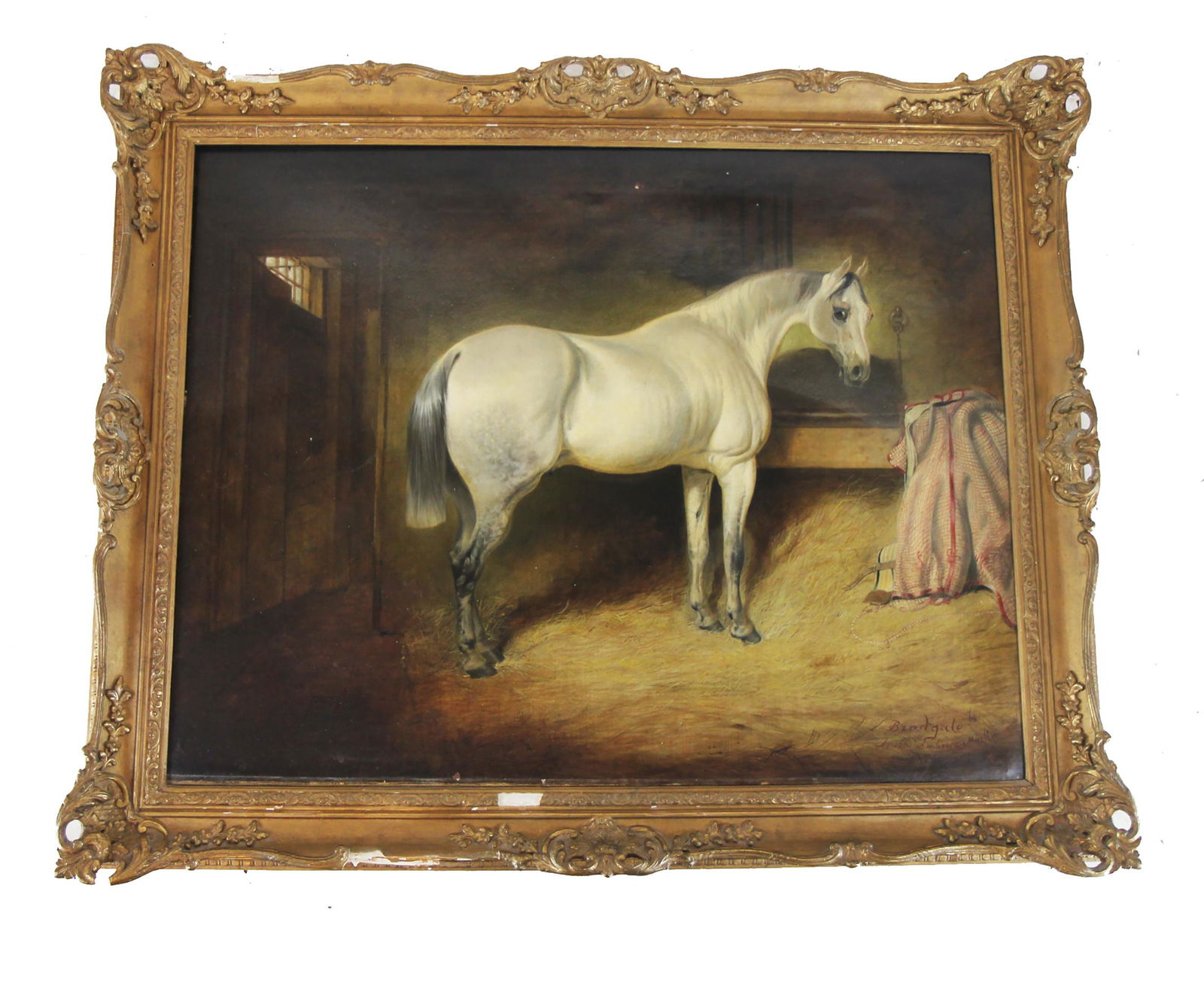 Anton Ambrose MARTIN: Horse - Oil Painting (1 of 5)