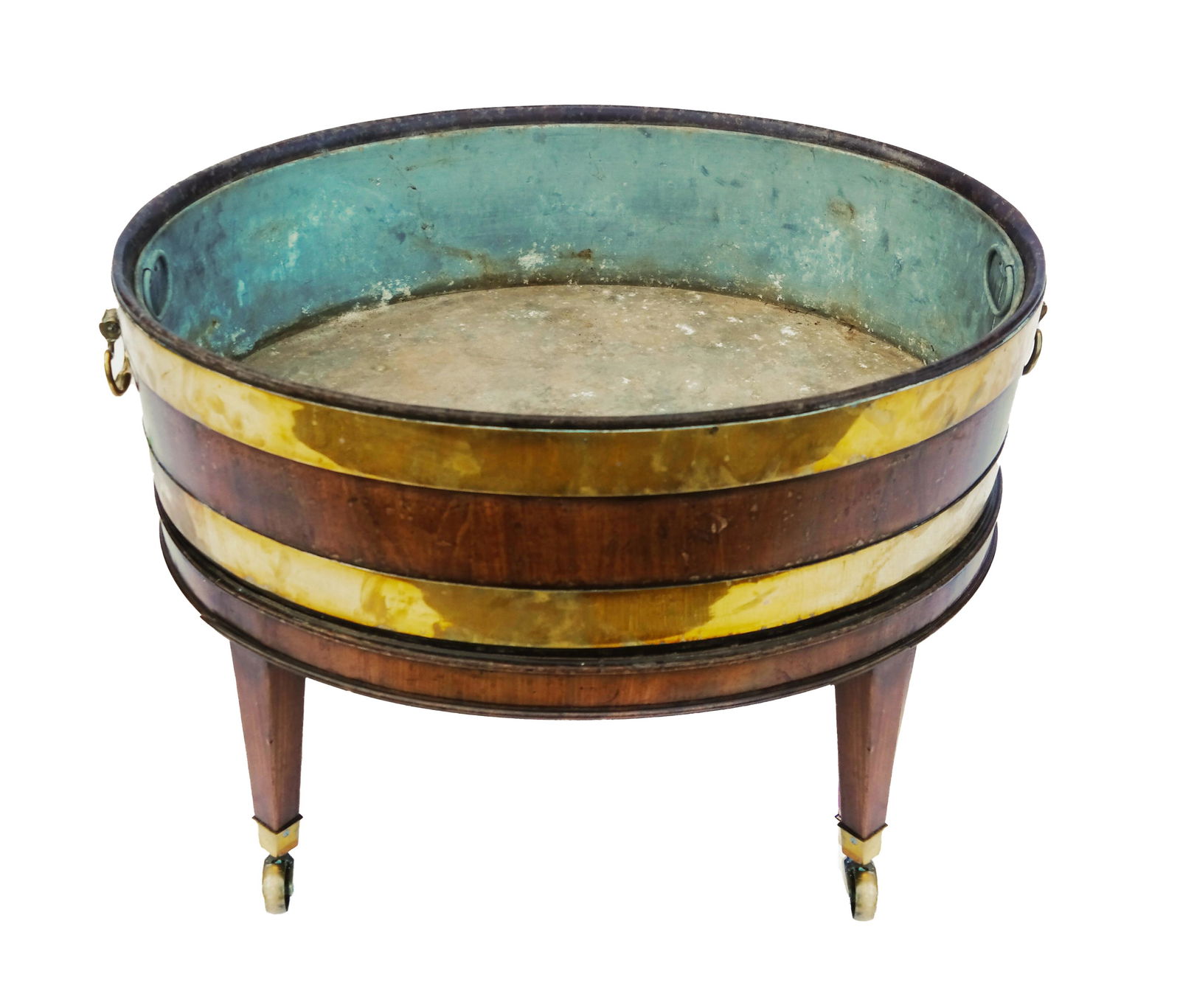 18th C. George III Oval Cellarette (1 of 5)