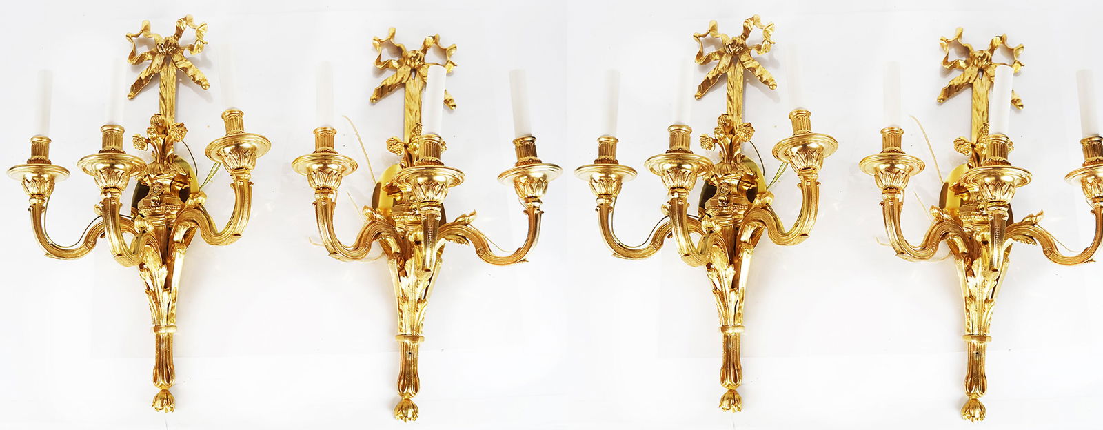 Four Louis XVI-Style Wall Sconces (1 of 8)