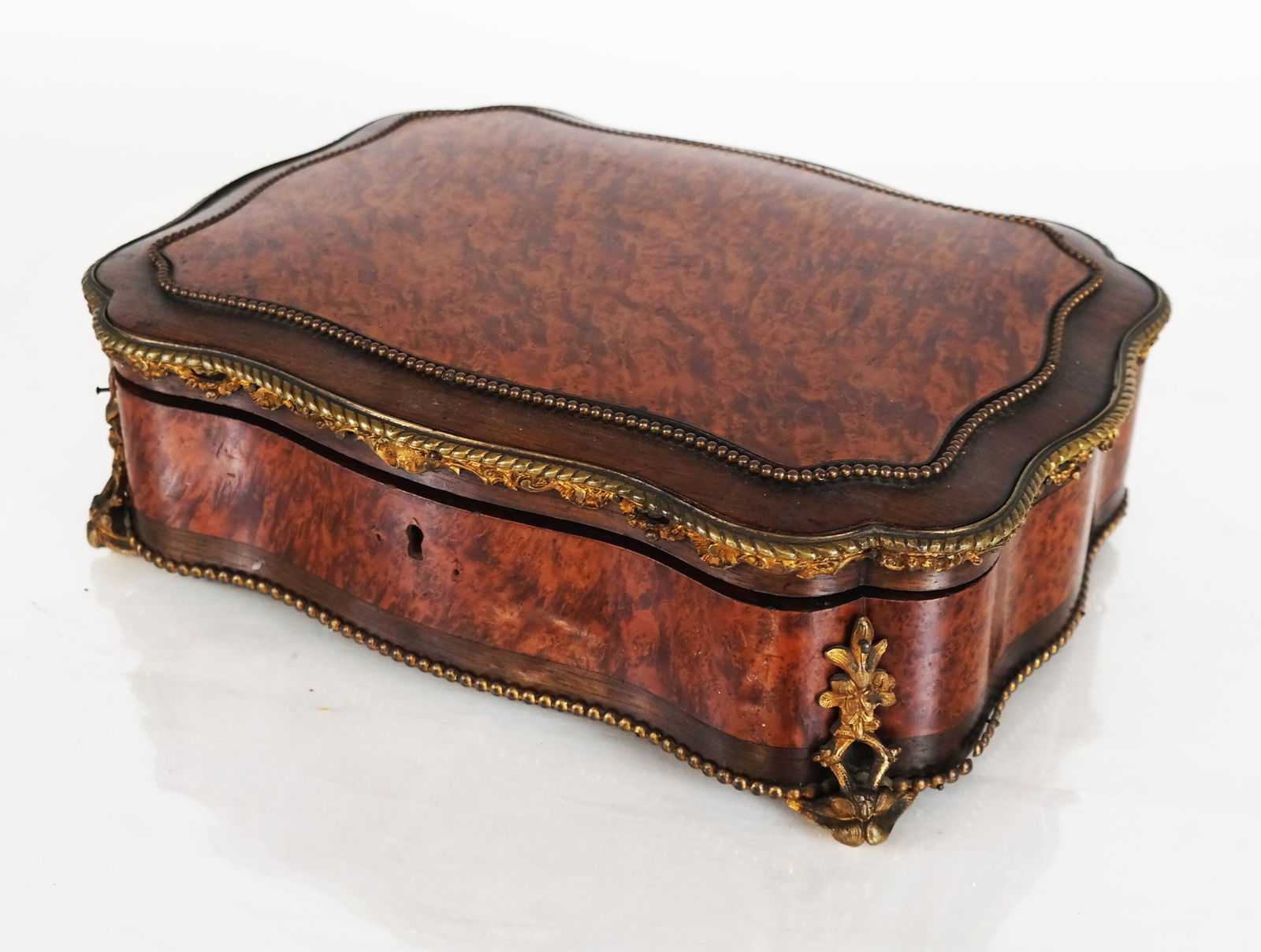 18th C. French Amboyna Wood Box (1 of 8)