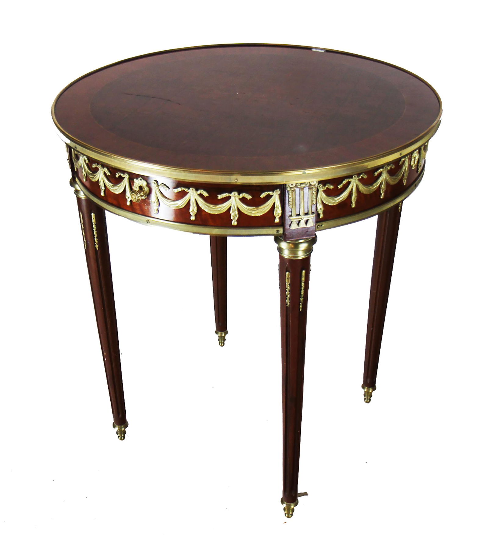 French Louis XVI-Style Circular Table (1 of 8)