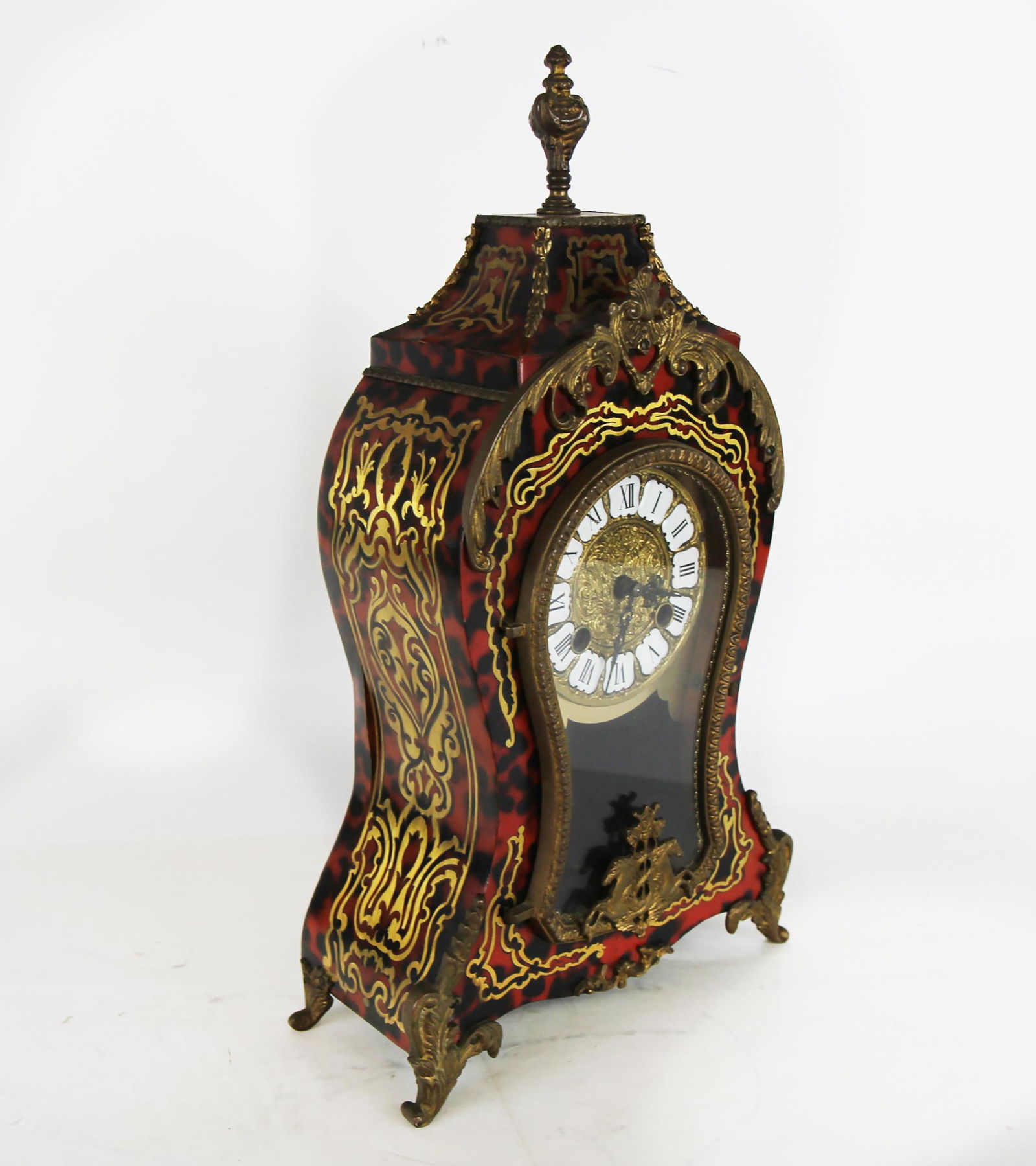 German Boulle Mantel Clock (1 of 7)