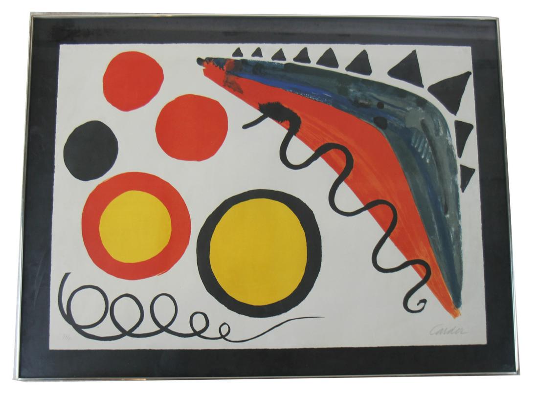 Alexander CALDER: Serpents" - Lithograph (1 of 6)