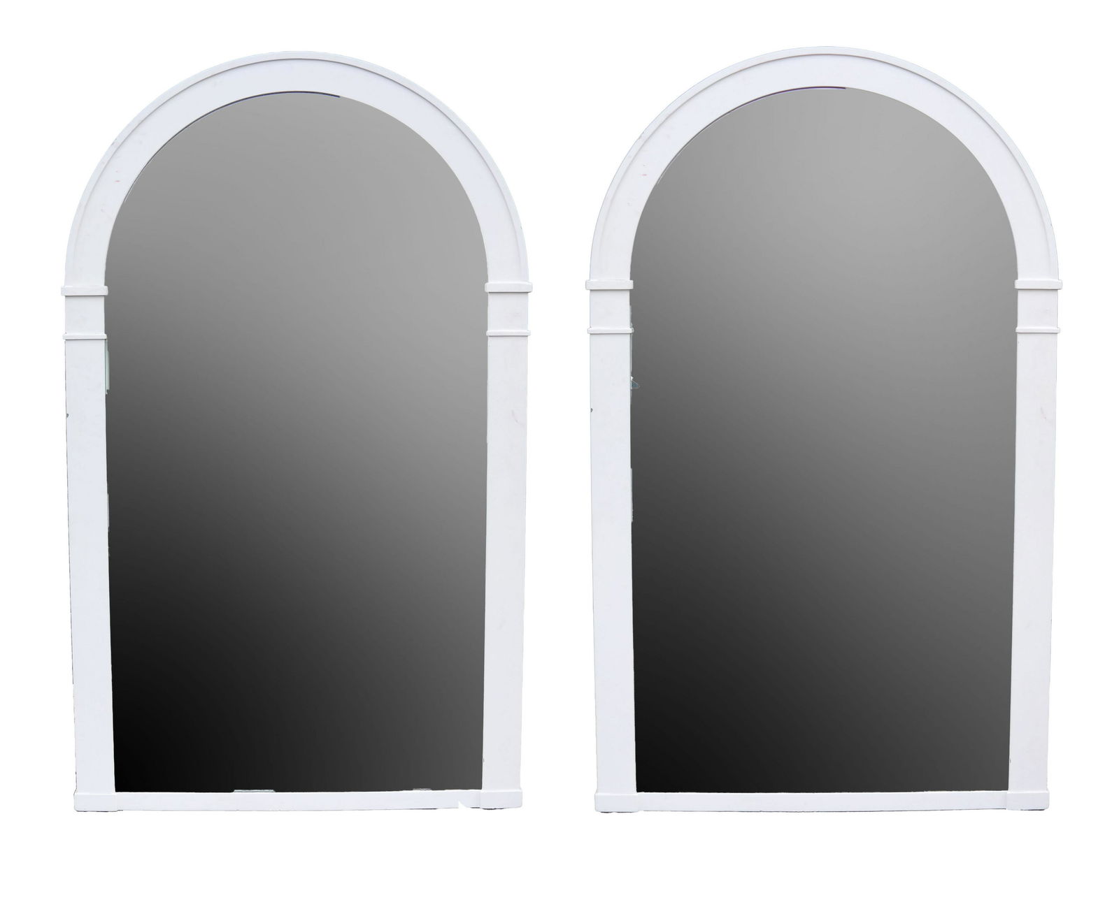 Pair Jansen-Manner Painted Arched Mirrors (1 of 5)