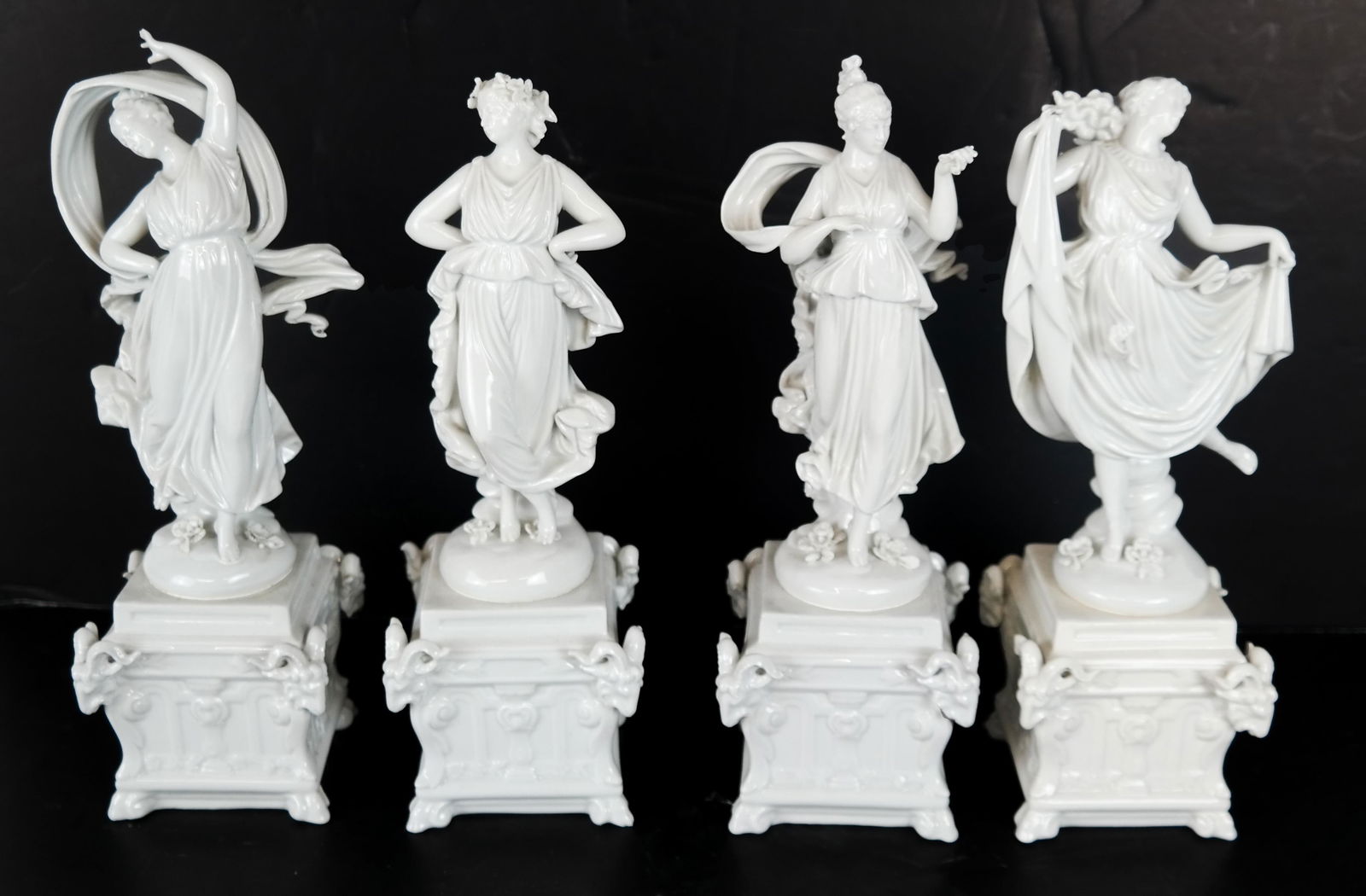 Capodimonte Four Seasons White Porcelain Figures (1 of 5)