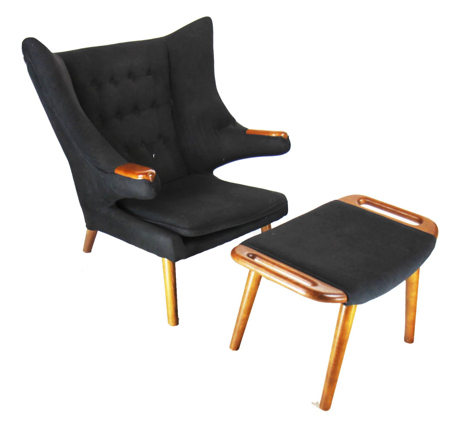 Papa Bear-Style Chair and Ottoman (1 of 4)