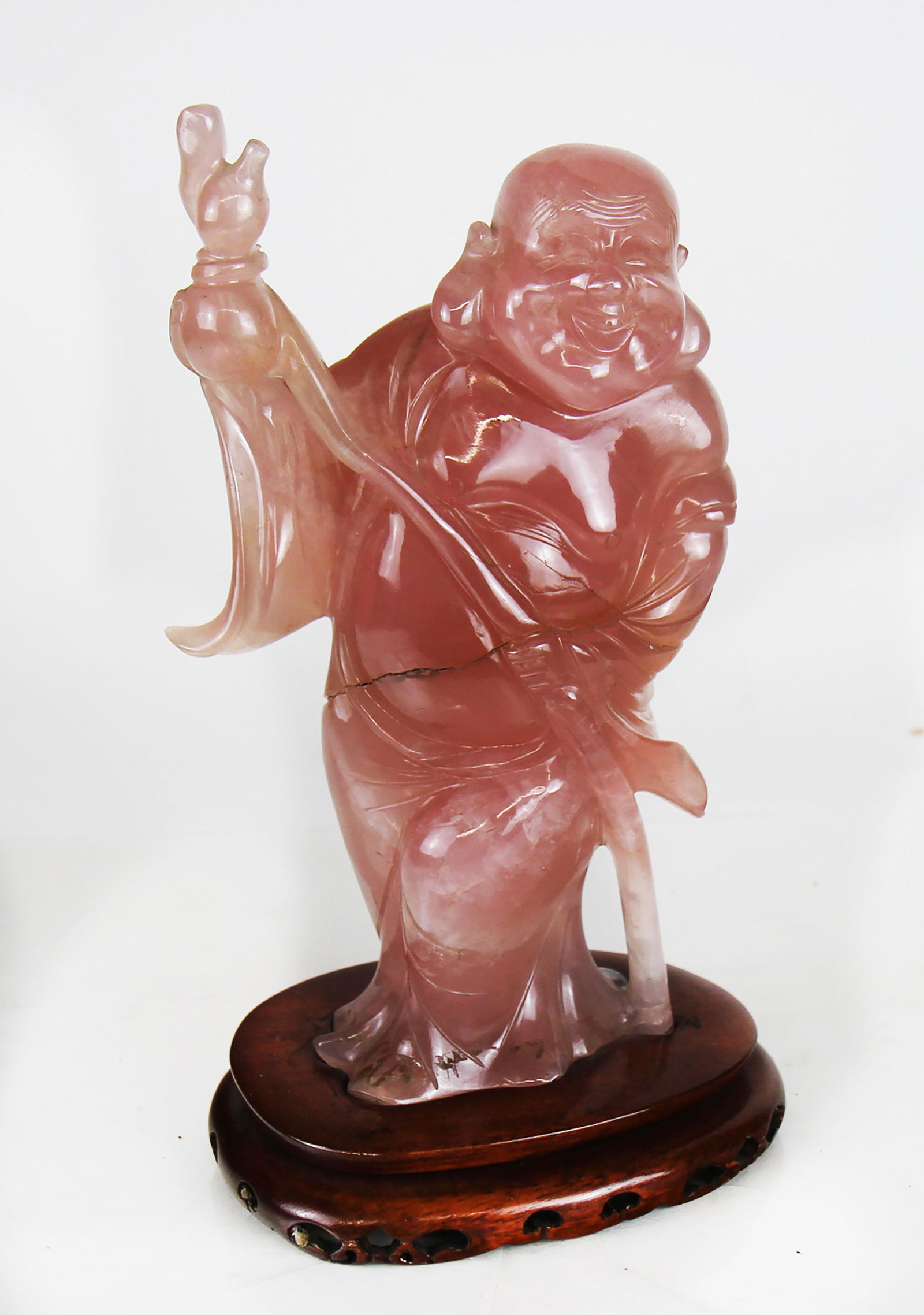 Rose Quartz Standing Buddha (1 of 7)