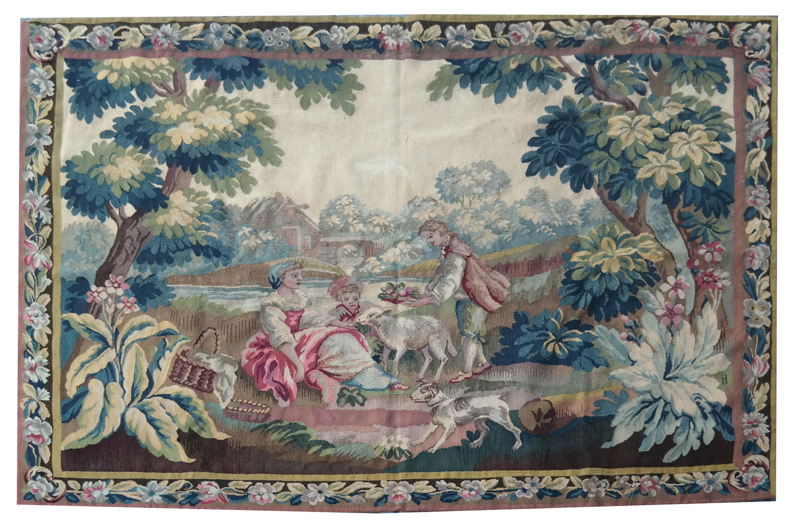 Aubusson Tapestry, Circa 1900 (1 of 11)