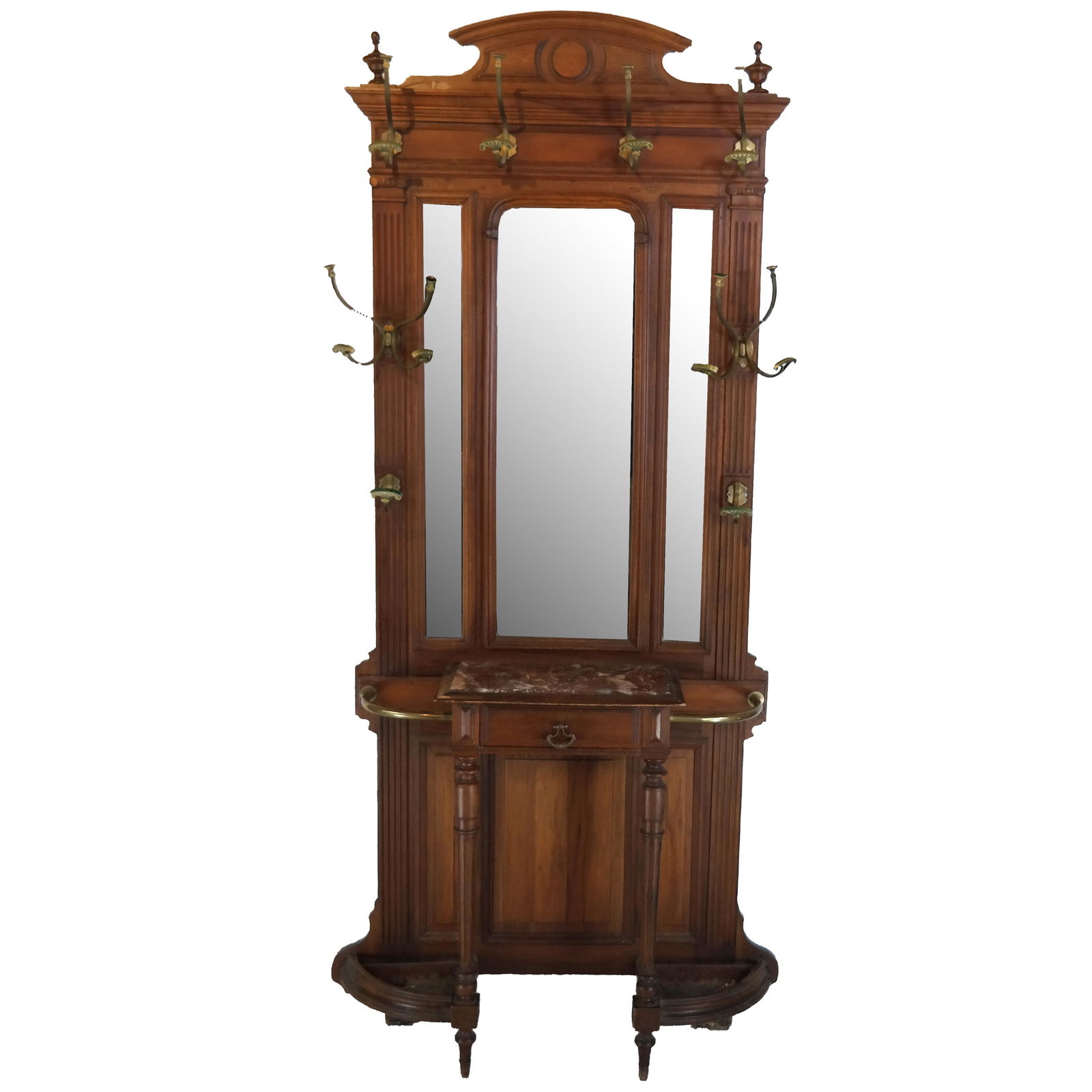 19th C. Coat/Hat/Umbrella Stand (1 of 9)