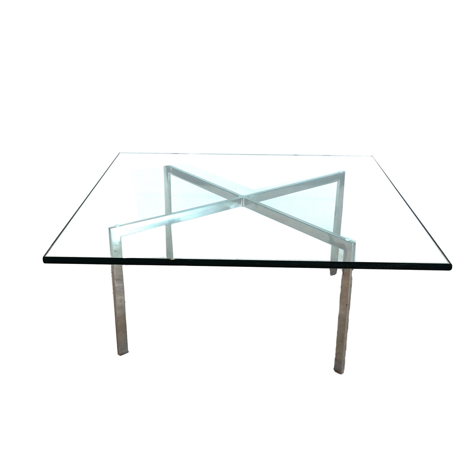Modern Chrome, Glass Coffee Table (1 of 7)
