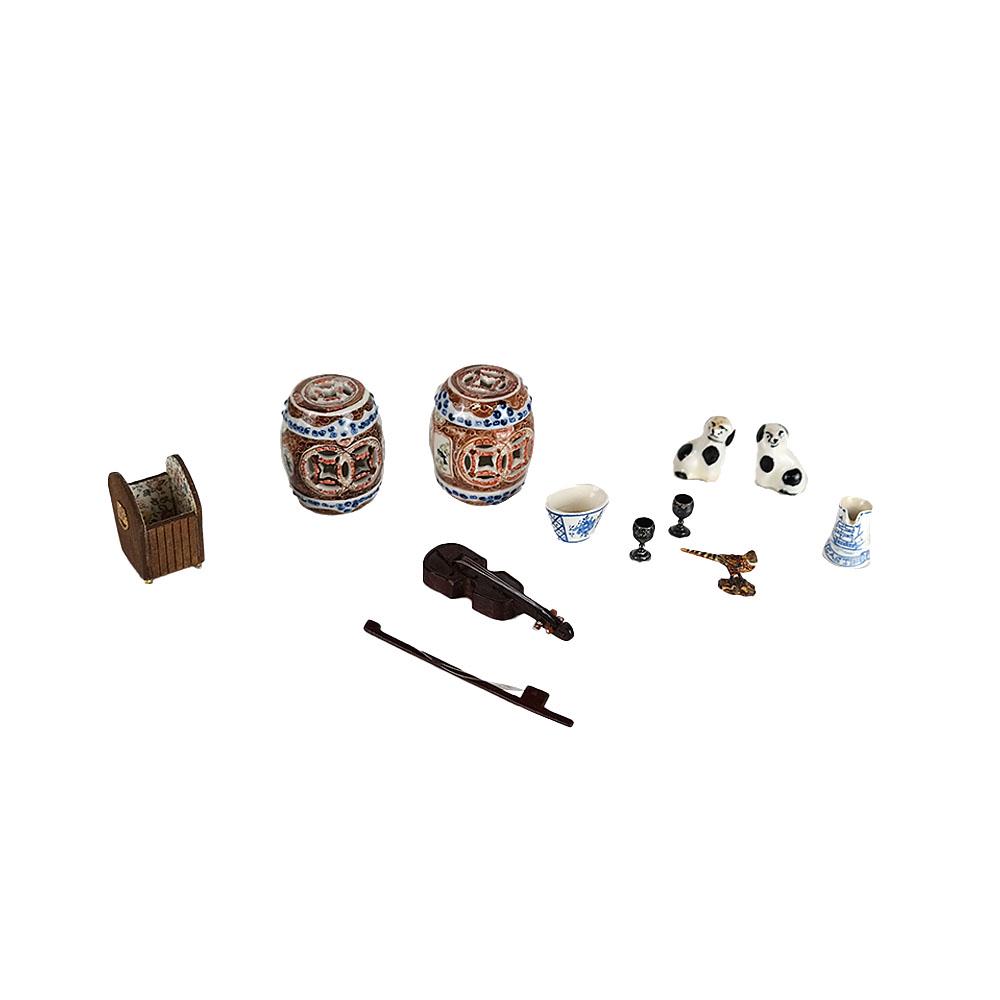 Collection of  Miniature Furniture and Objects (1 of 5)