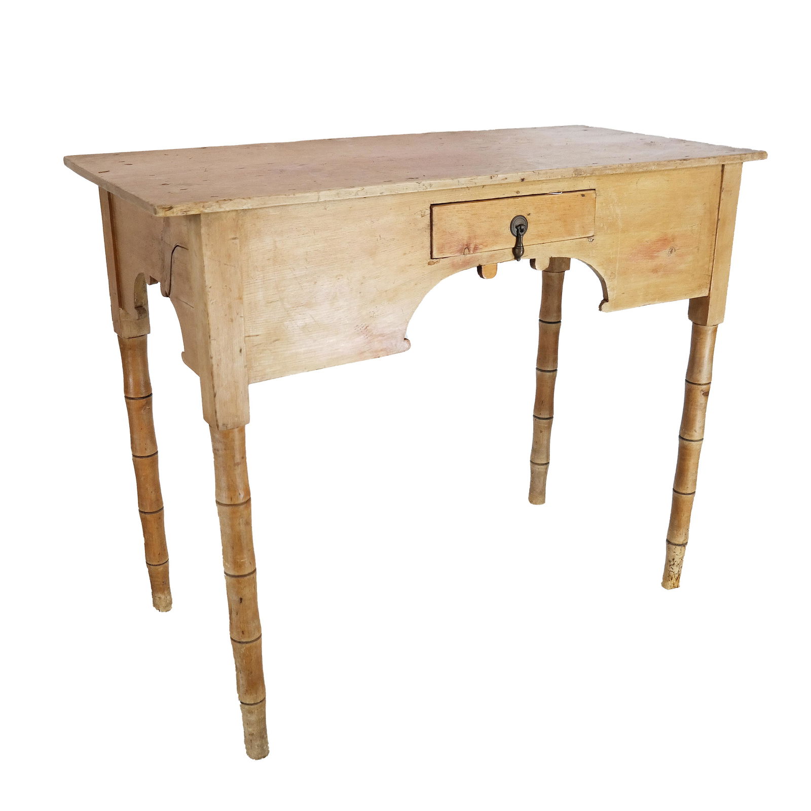 Birdseye Maple, Faux Bamboo Desk (1 of 5)