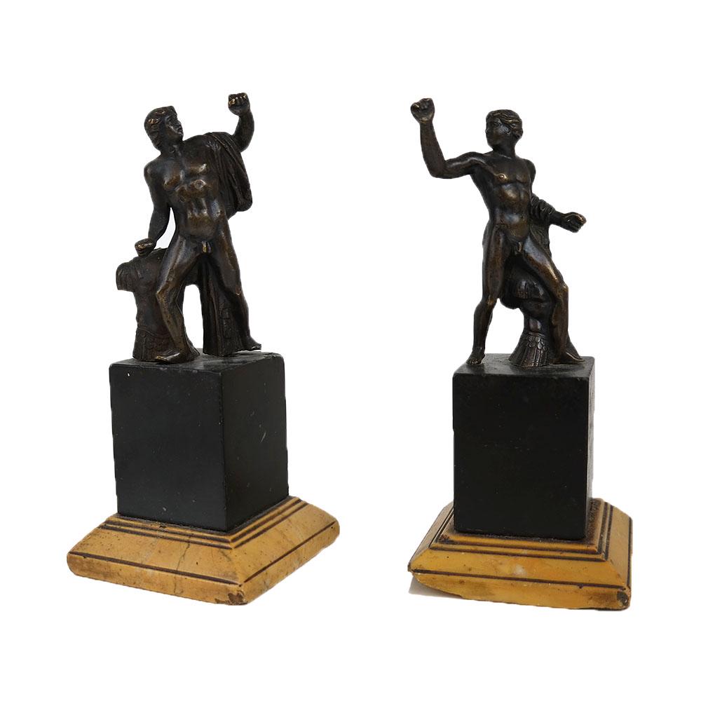 Pair Classical-Style Bronze Figurines (1 of 8)