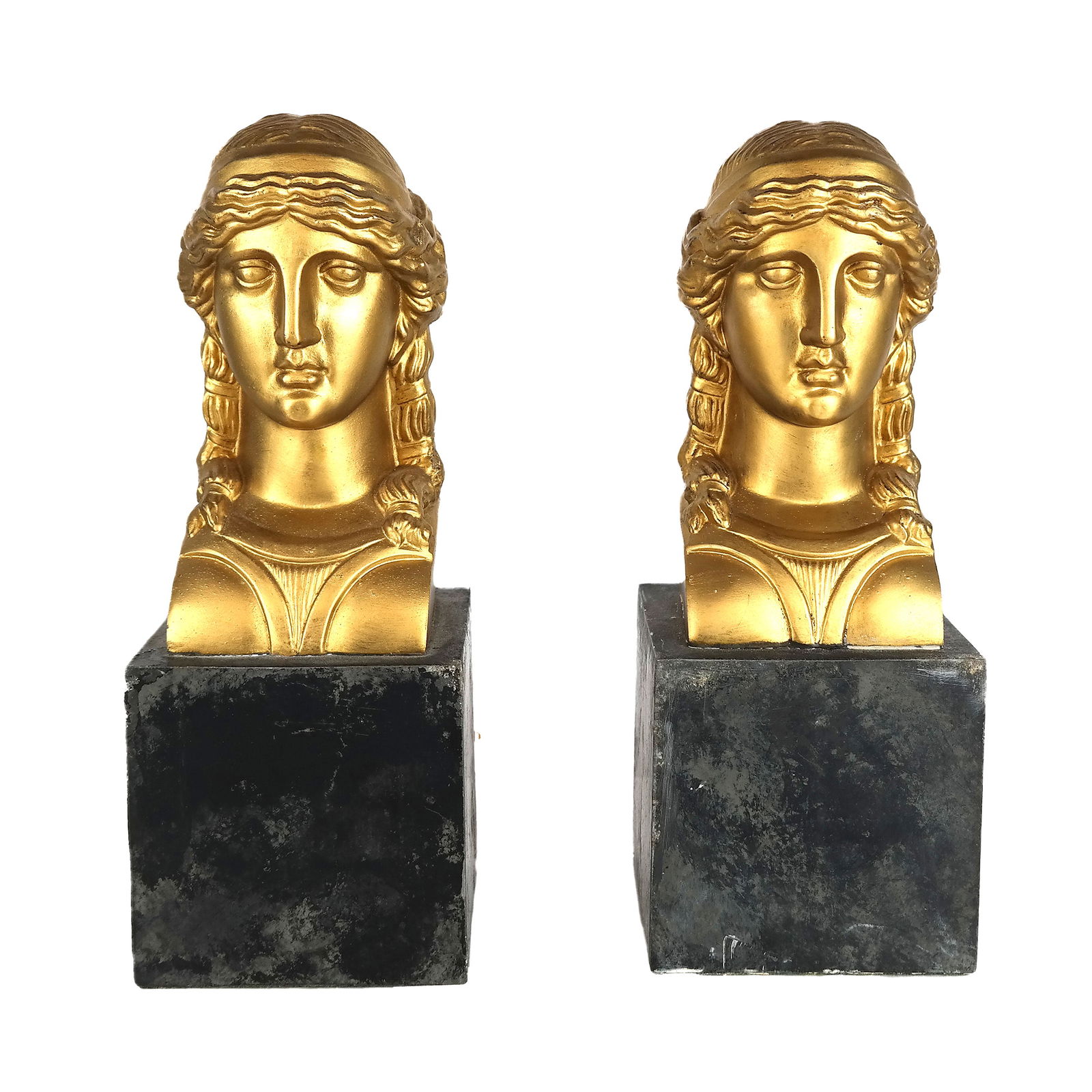 Pair of Figural Brass Bookends (1 of 5)