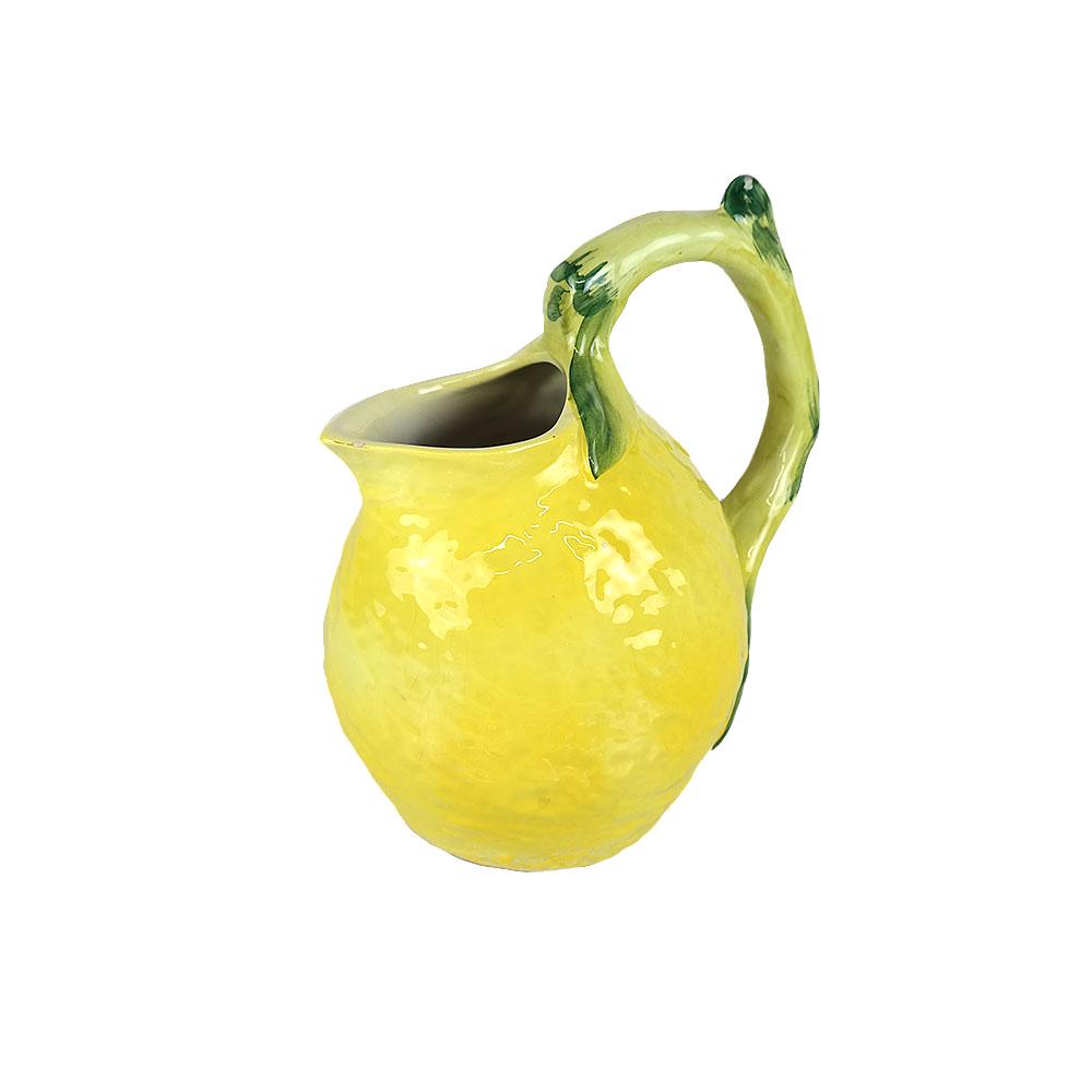 Majolica Lemon Pitcher (1 of 6)