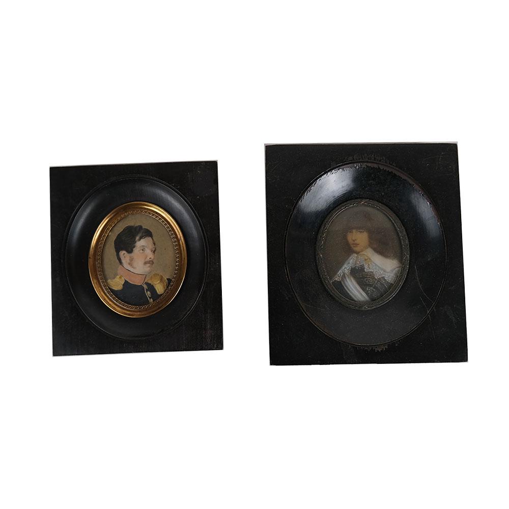 Pair of Painted Portrait Miniatures (1 of 5)