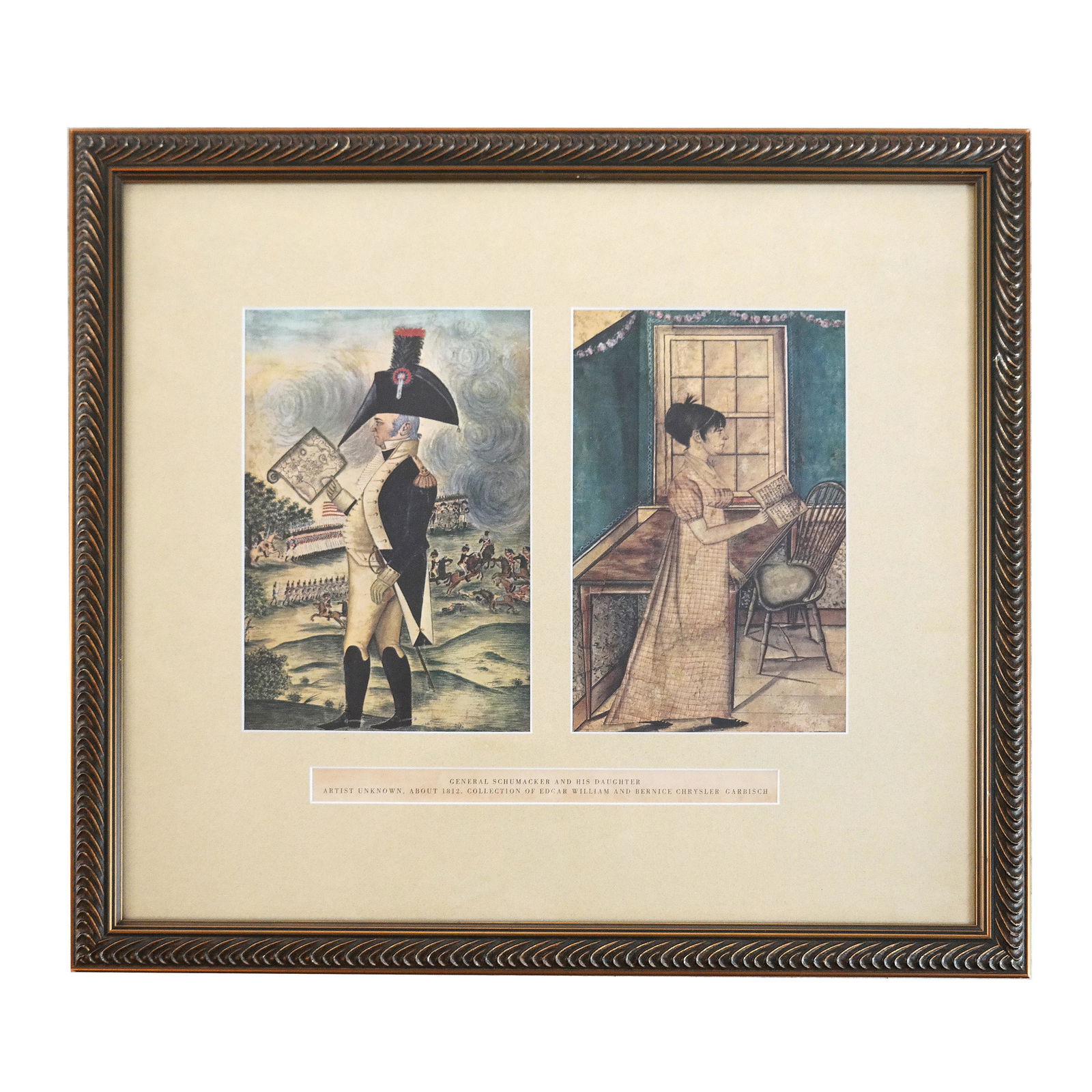 Two American Lithographs in One Frame (1 of 5)